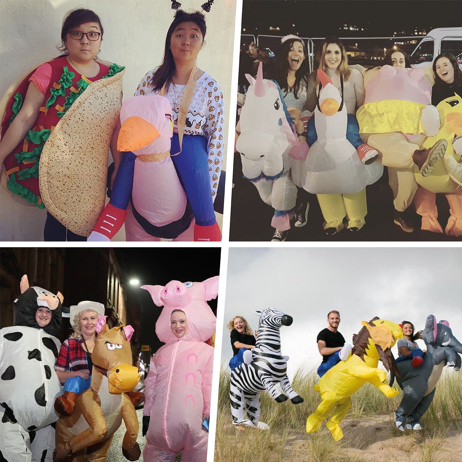 Costume Gonflable Adulte – Flamant Rose