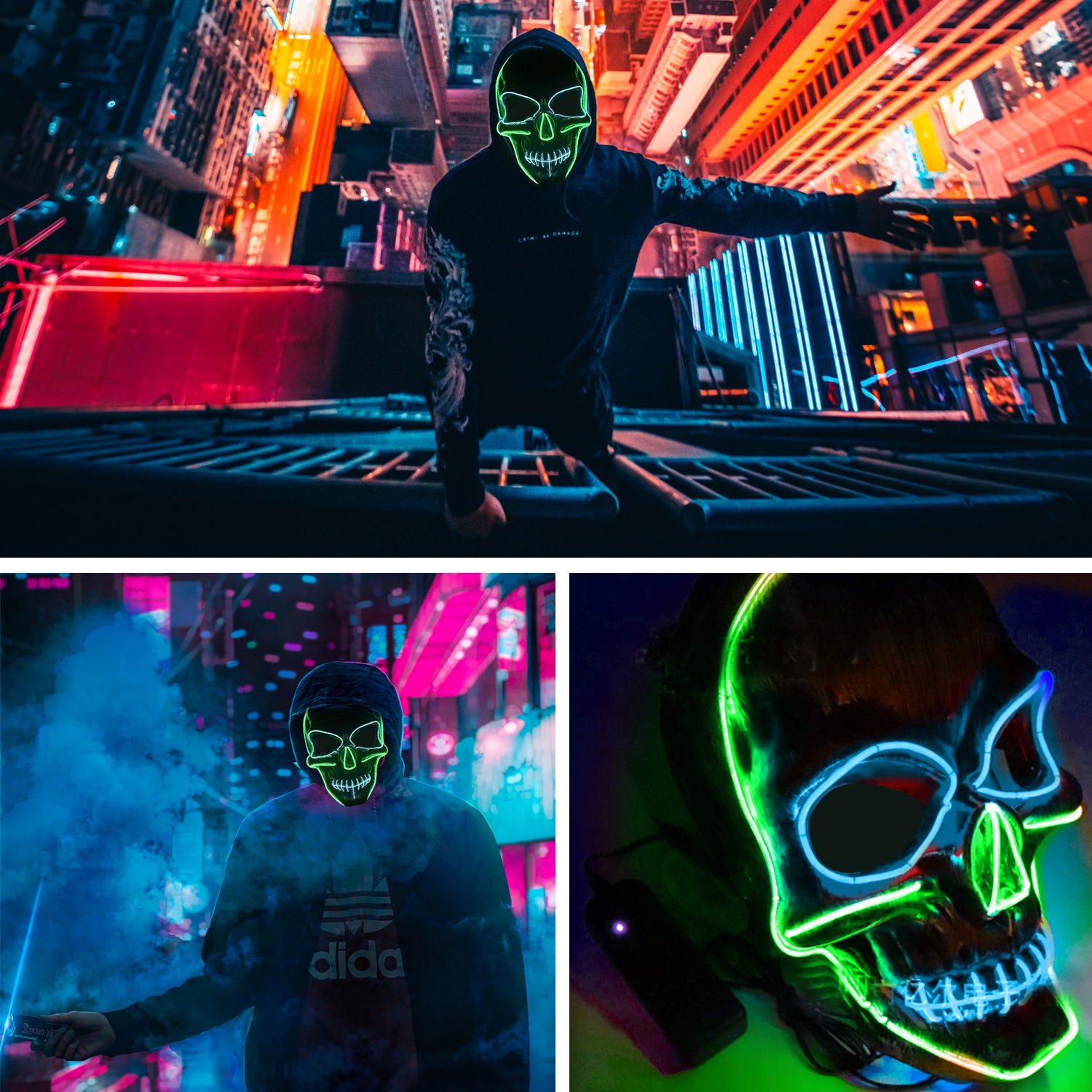 Led Mask Skull