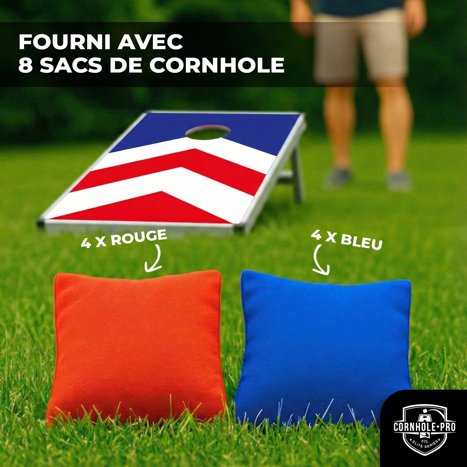 Cornhole en Aluminium – Arrow