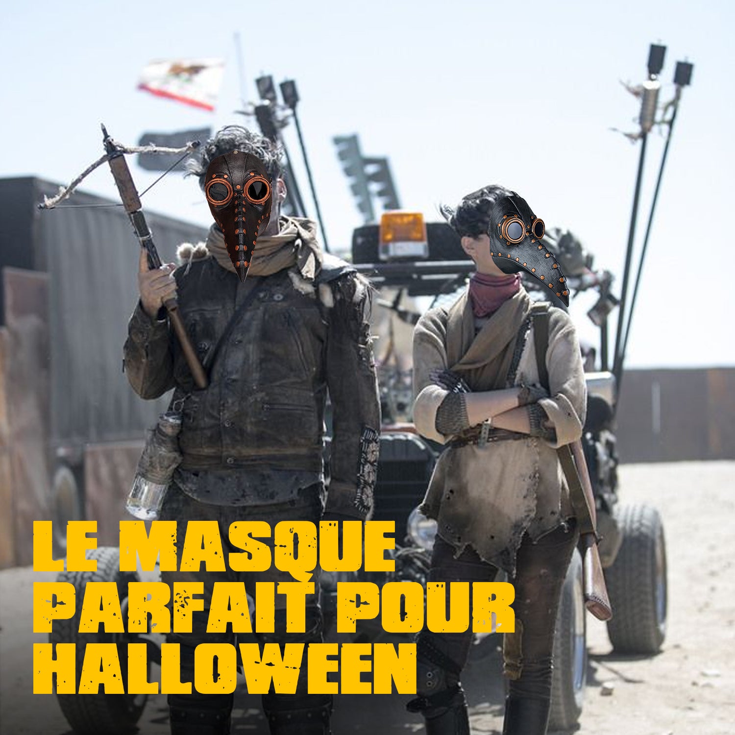 Masque Steampunk Noir