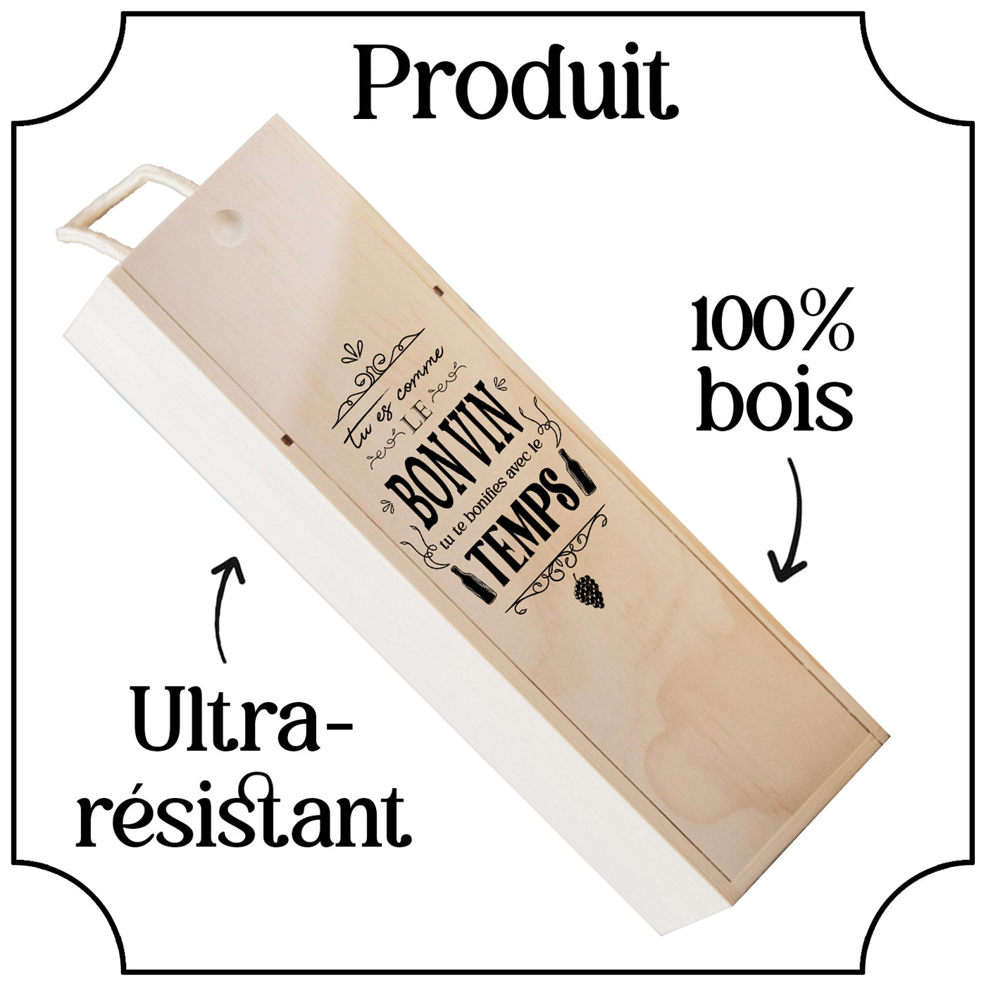 Coffret à Vin - Tu es comme le bon vin