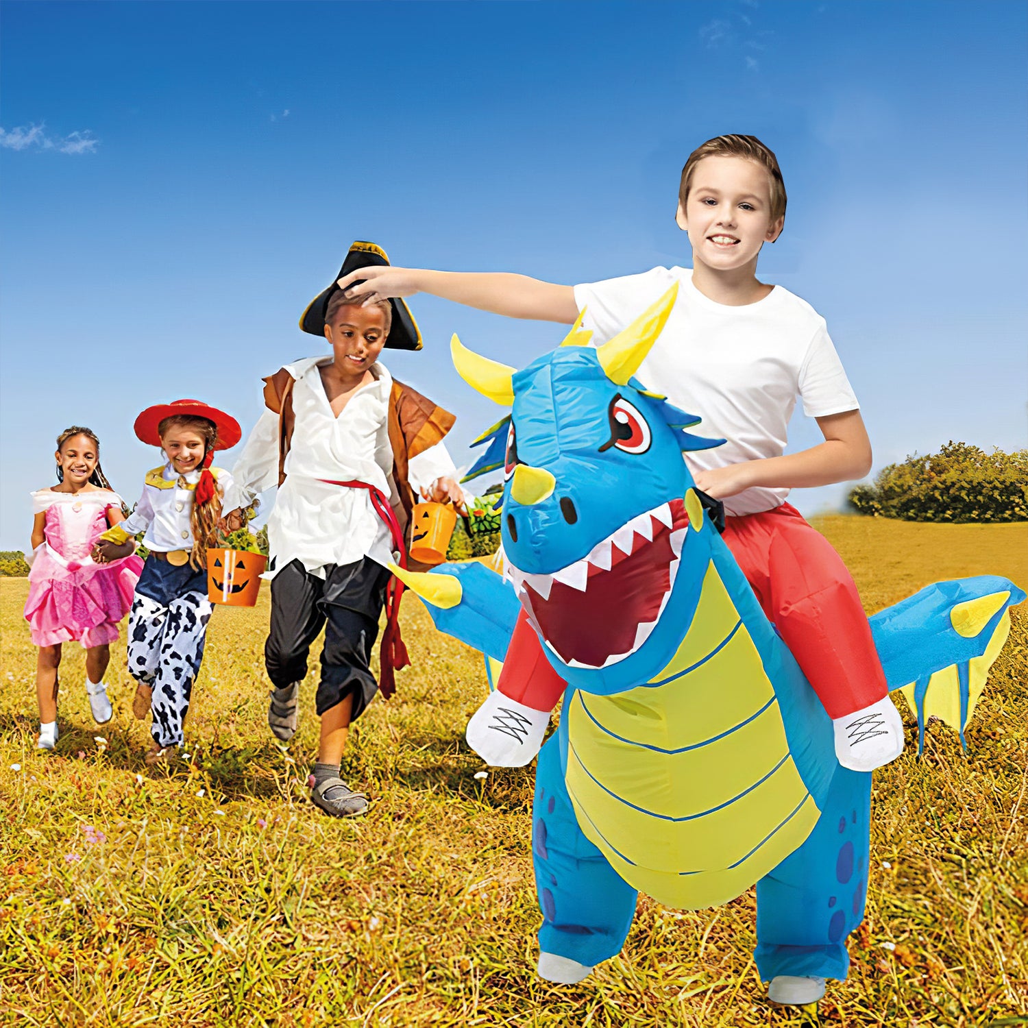 Costume Gonflable Enfant (120 - 150 cm) – Dragon