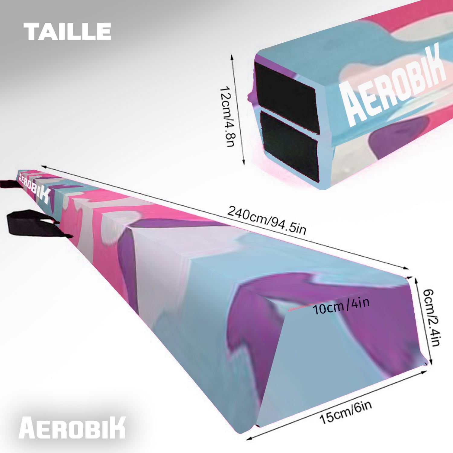 Poutre de Gymnastique Pliable pour Enfant Aerobik® – Camouflage