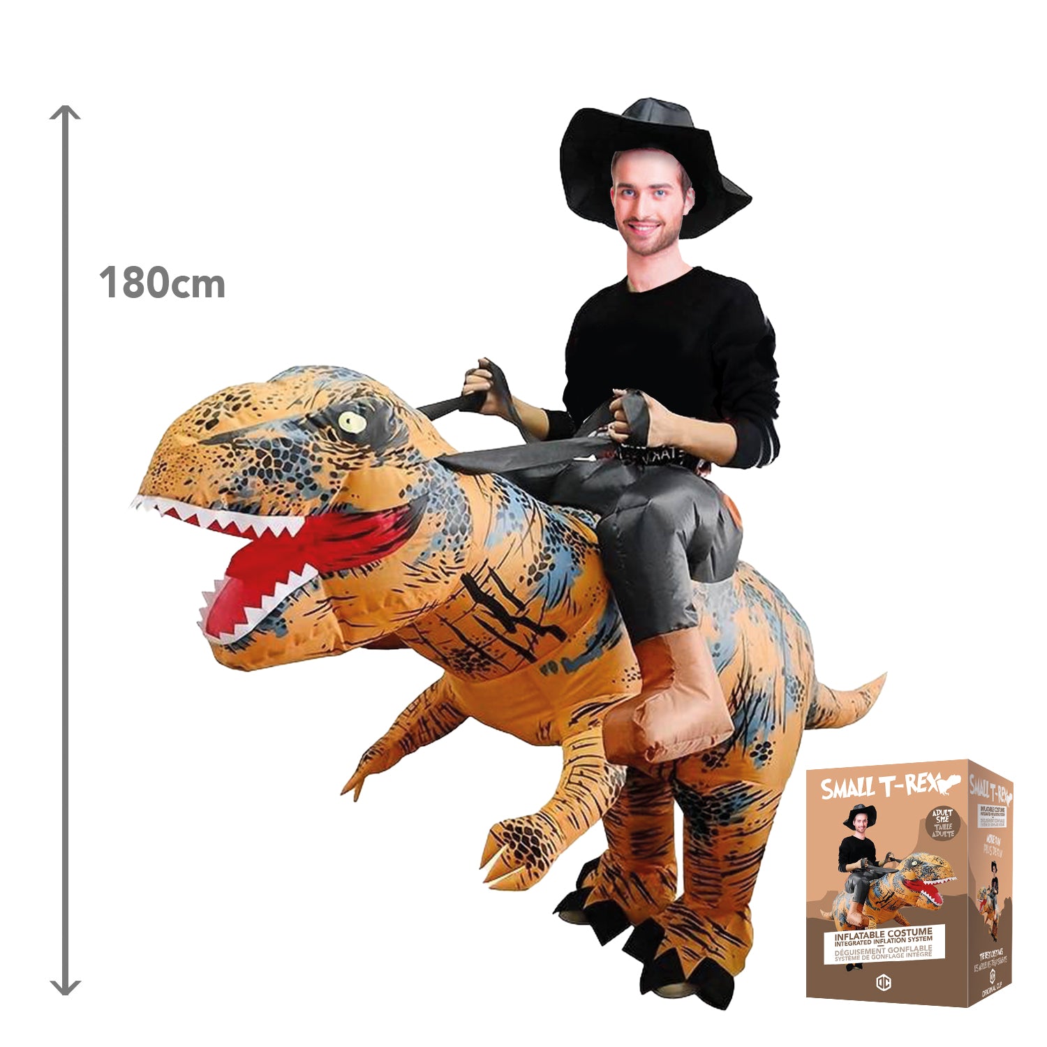 Costume Gonflable Adulte – T-Rex Small