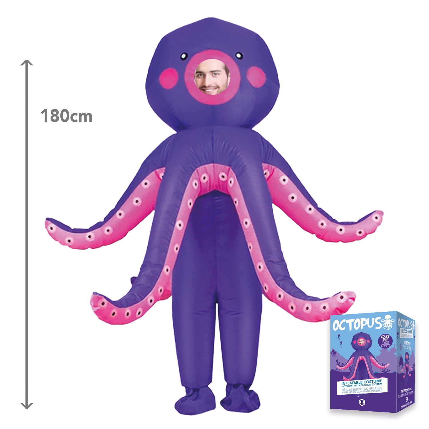 Costume Gonflable Adulte – Pieuvre