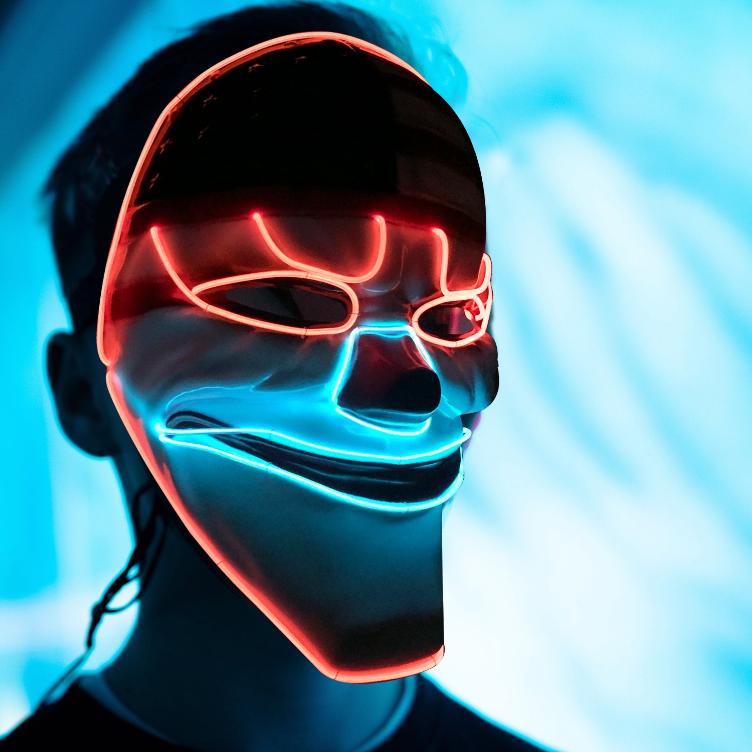 Masque LED Scary