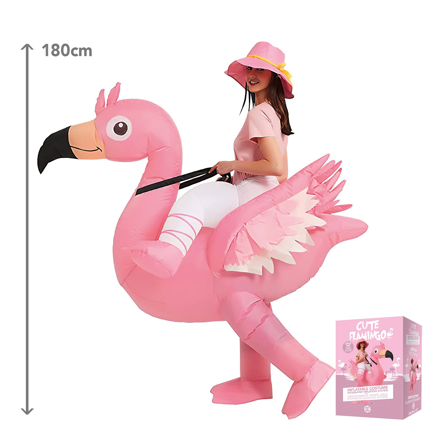 Costume Gonflable Adulte – Flamant Rose
