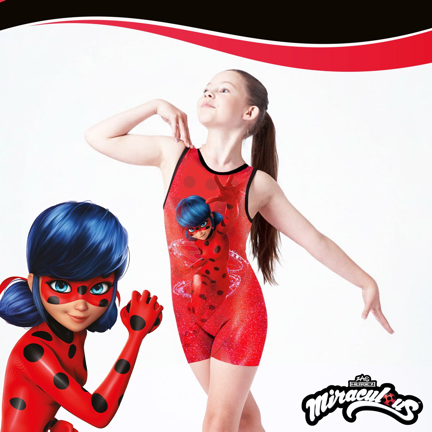 Tenue de Gymnastique pour Fille – Combinaison Miraculous®