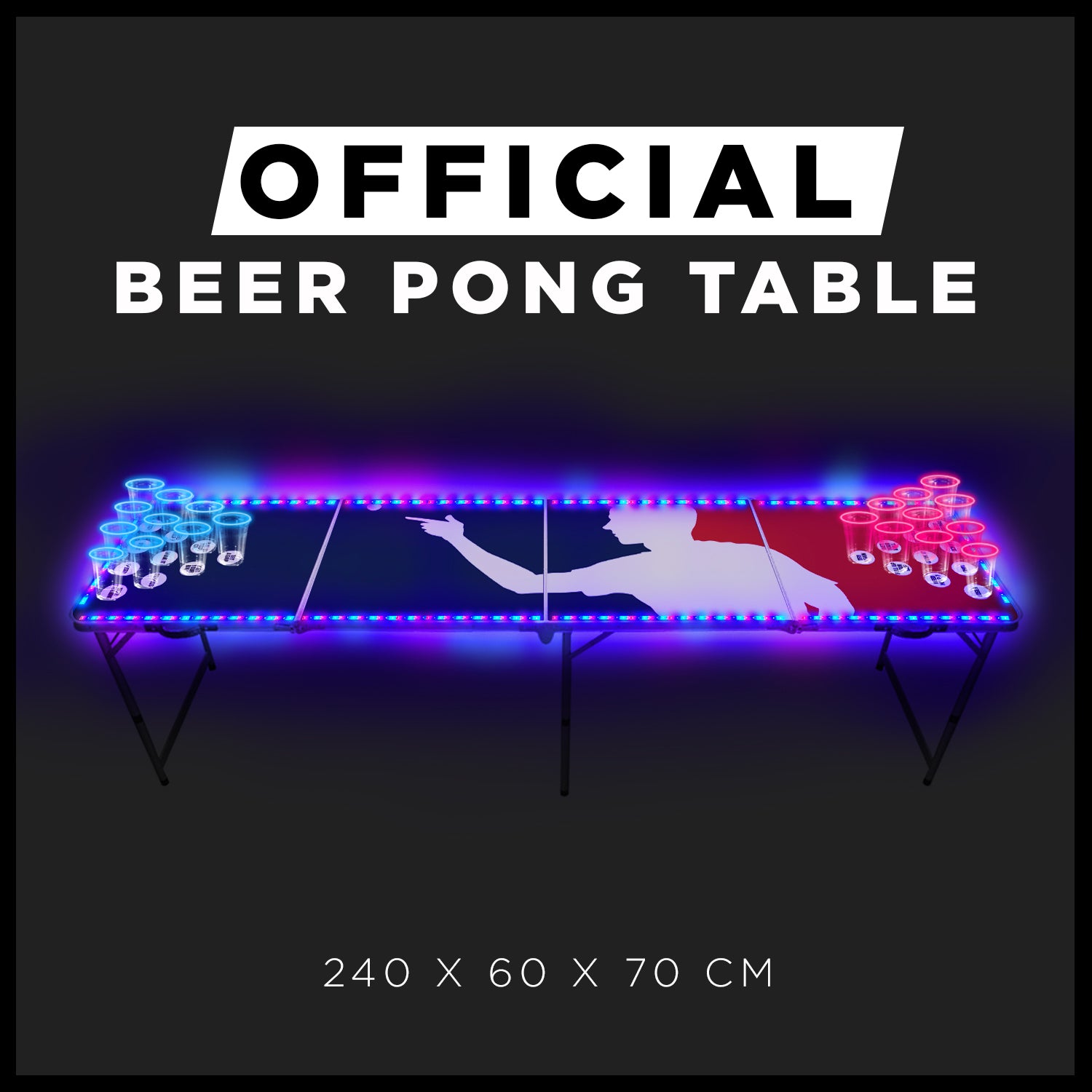 Table Beer Pong Lumineuse Flash – Pack Light Kit