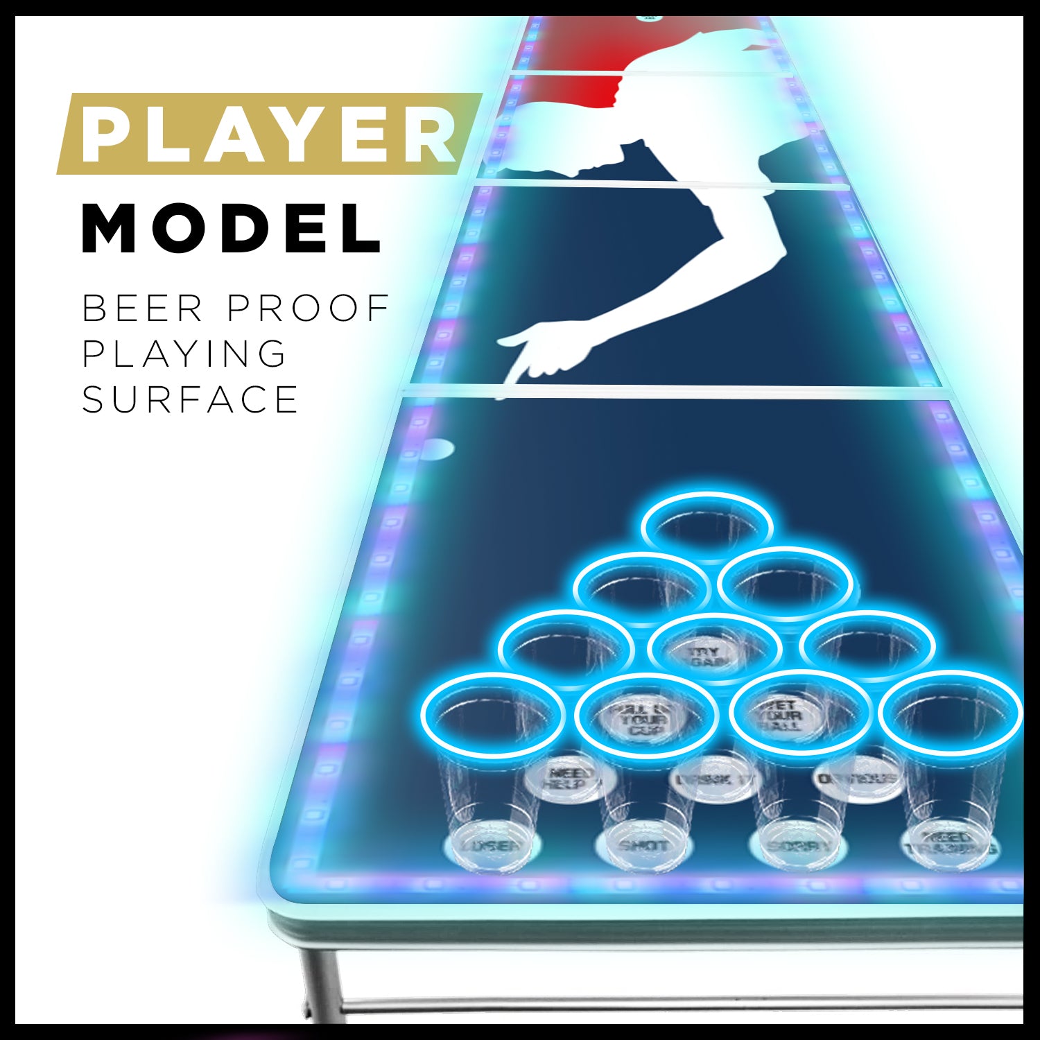 Table Beer Pong Lumineuse Flash – Pack Light Kit