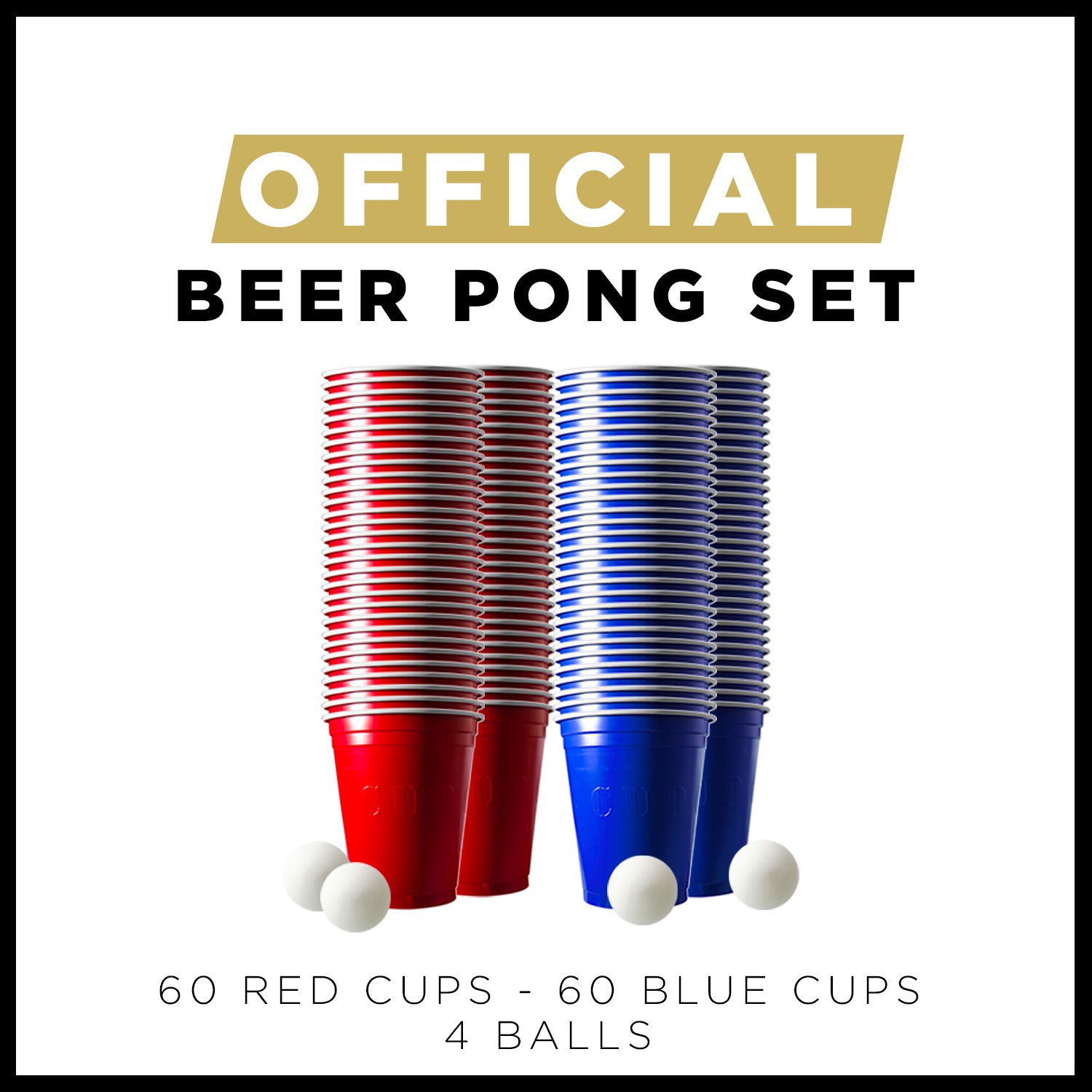 Table Beer Pong Lumineuse Flash – Pack Cups & Balles