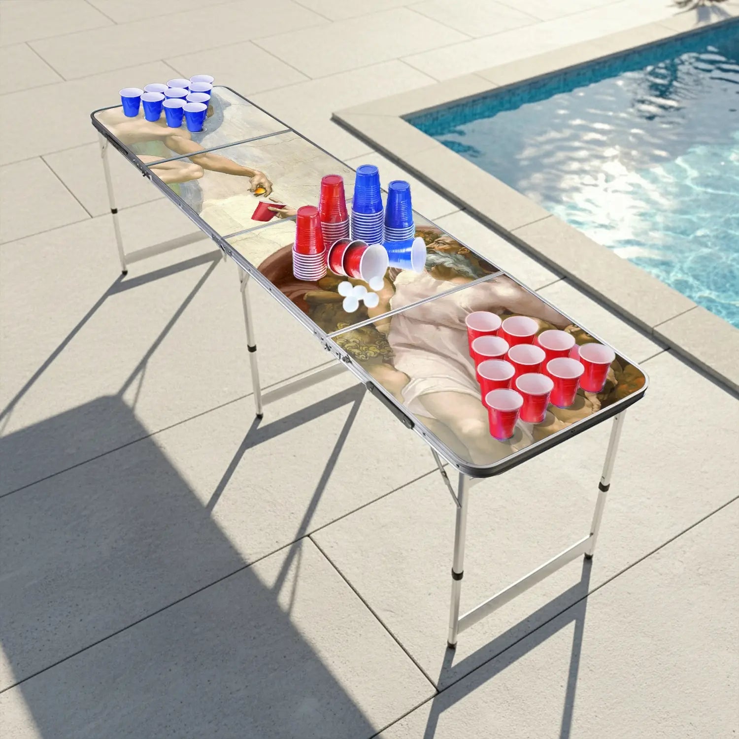 Table Beer Pong God Pong – Pack Cups & Balles