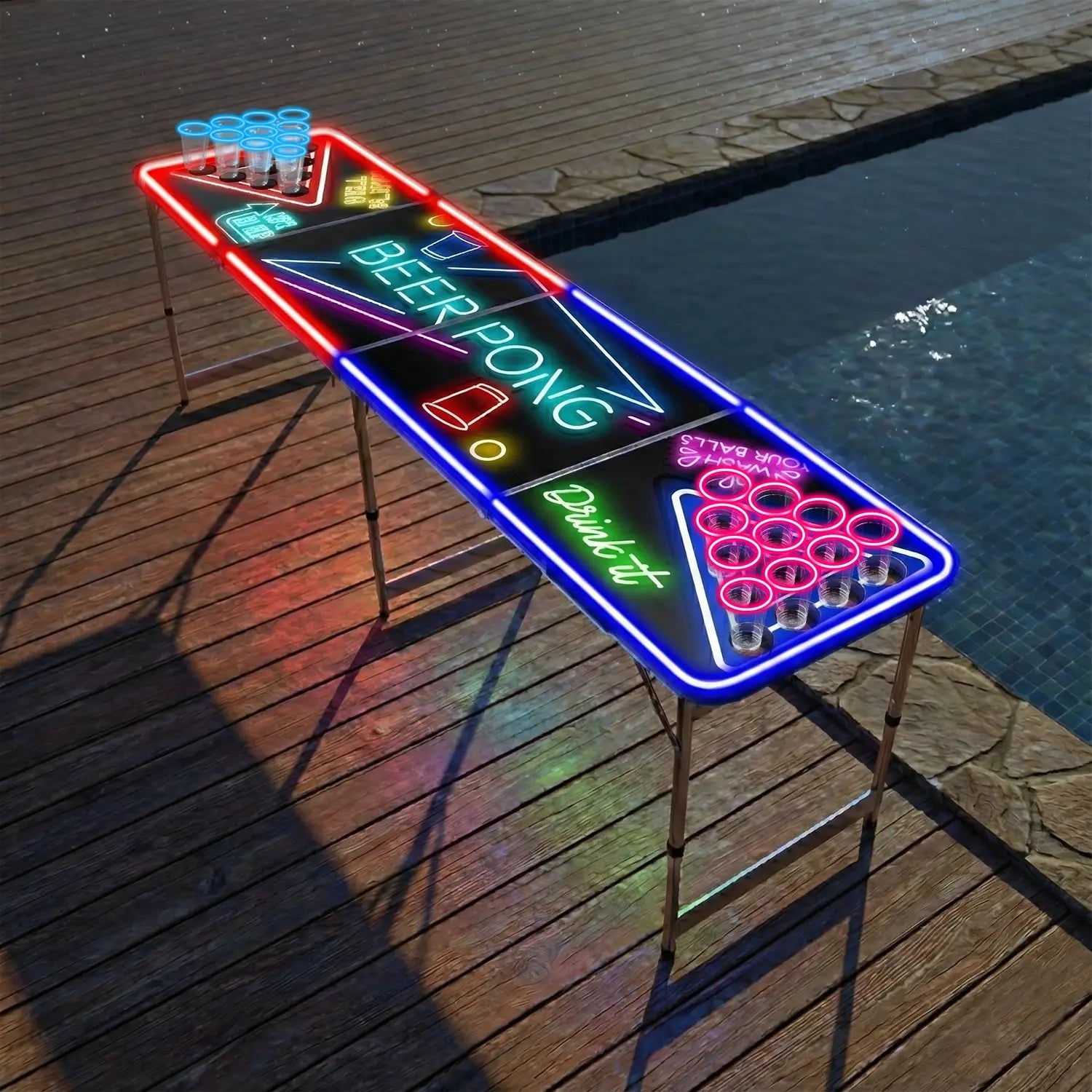Table Beer Pong Lumineuse Spotlight – Pack Light Kit