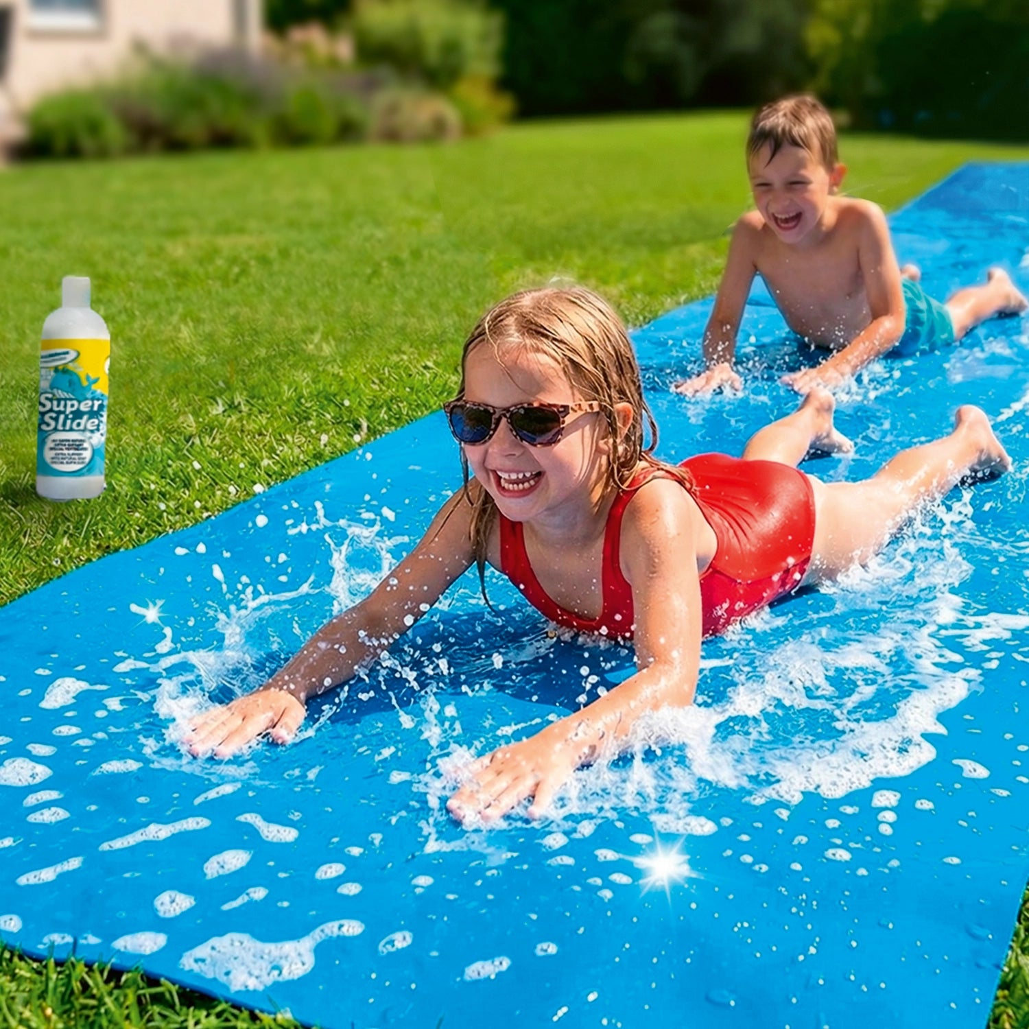 Pack Ventriglisse - 1 Tapis de Glisse 10 Mètres + 1 Litre Savon Extra-Glissant