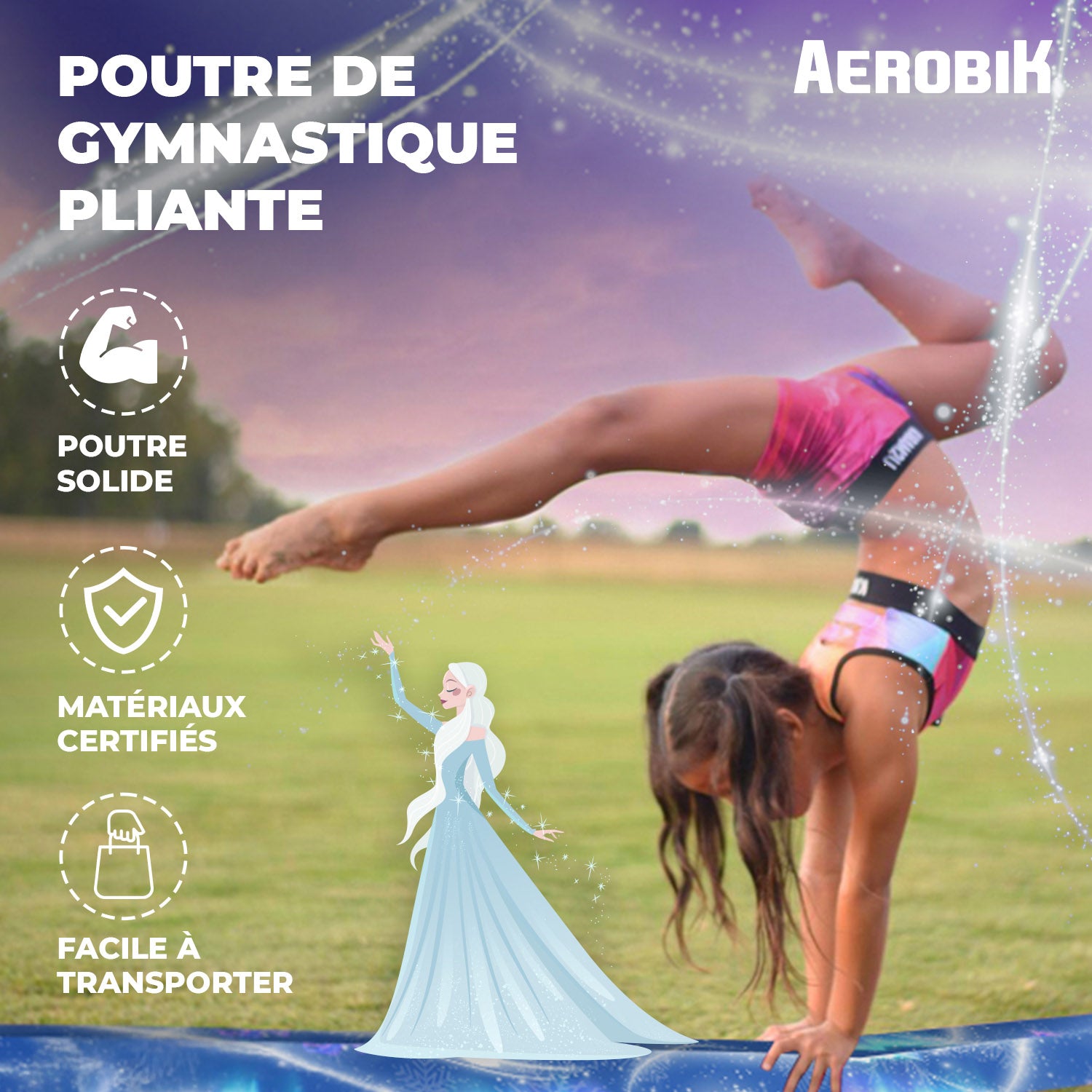 Poutre de Gymnastique Pliable pour Enfant Aerobik® – Winter