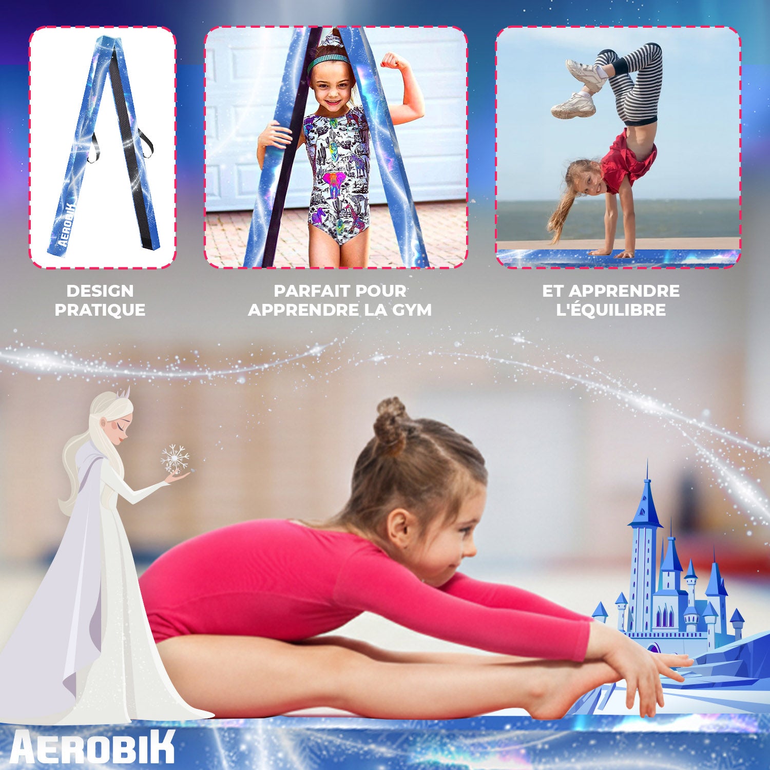 Poutre de Gymnastique Pliable pour Enfant Aerobik® – Winter