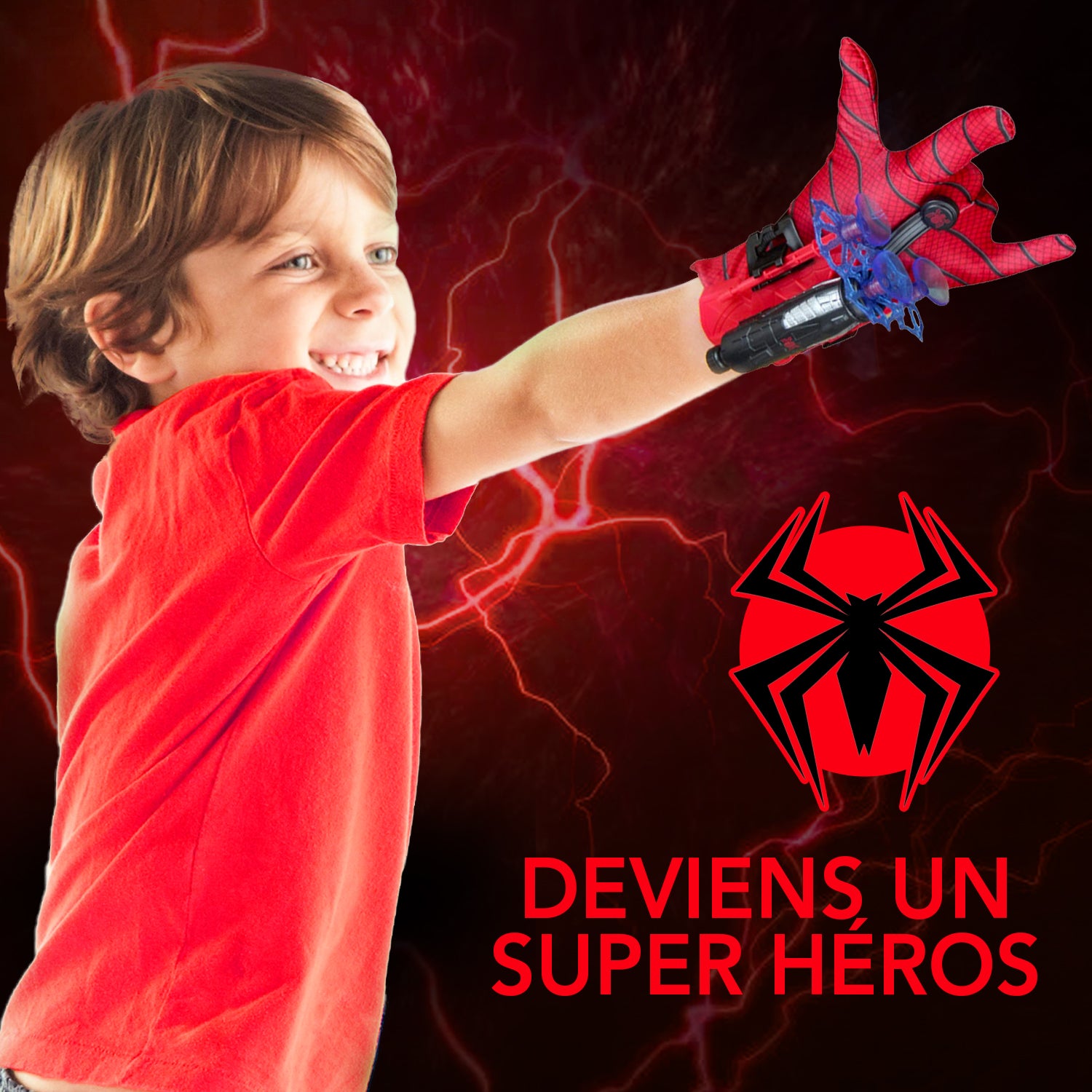 Gant Lanceur de Toiles d'Araignée x 2