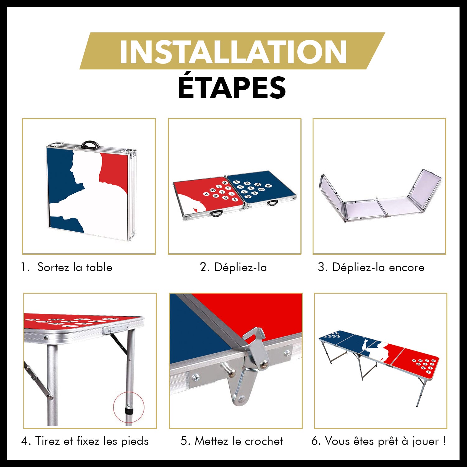 Table Beer Pong Player – Pack Cups & Balles