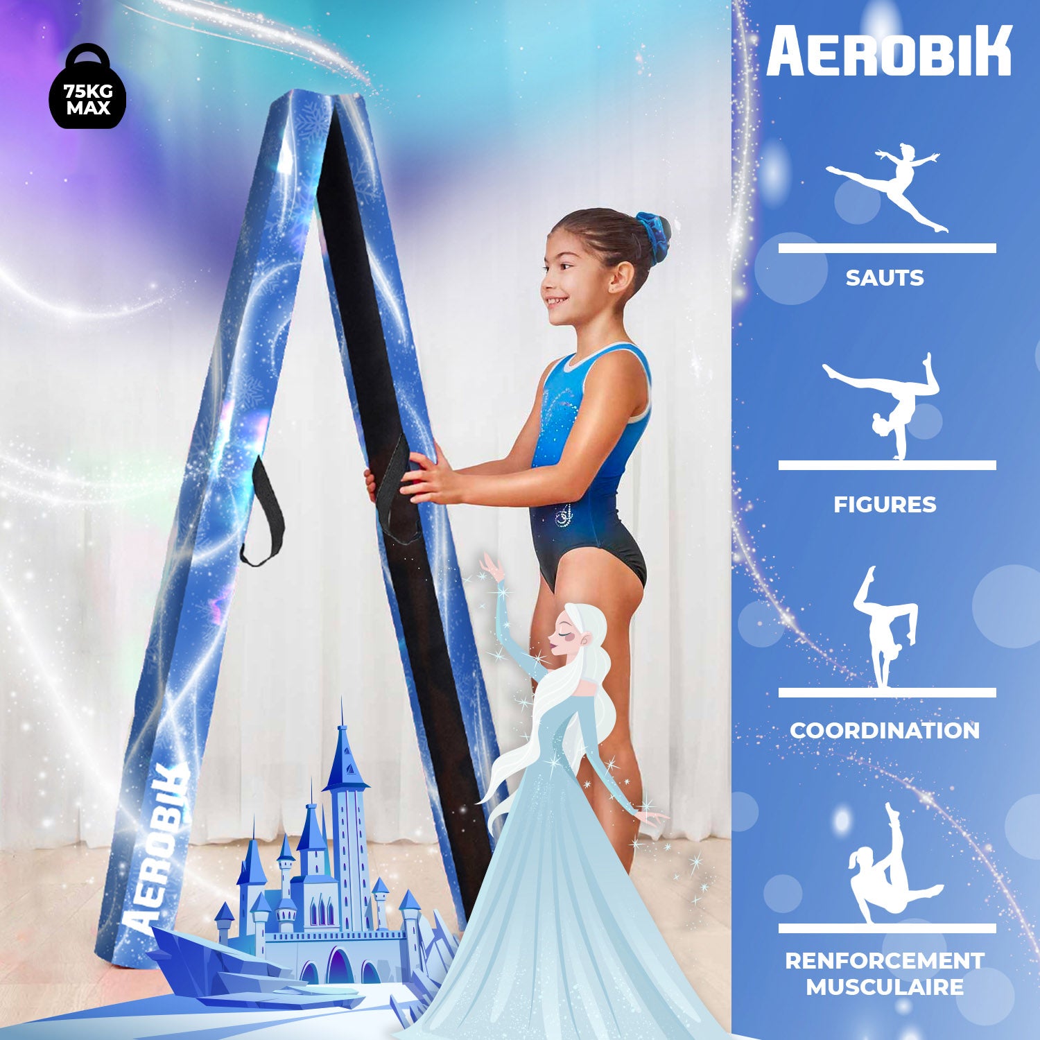 Poutre de Gymnastique Pliable pour Enfant Aerobik® – Winter