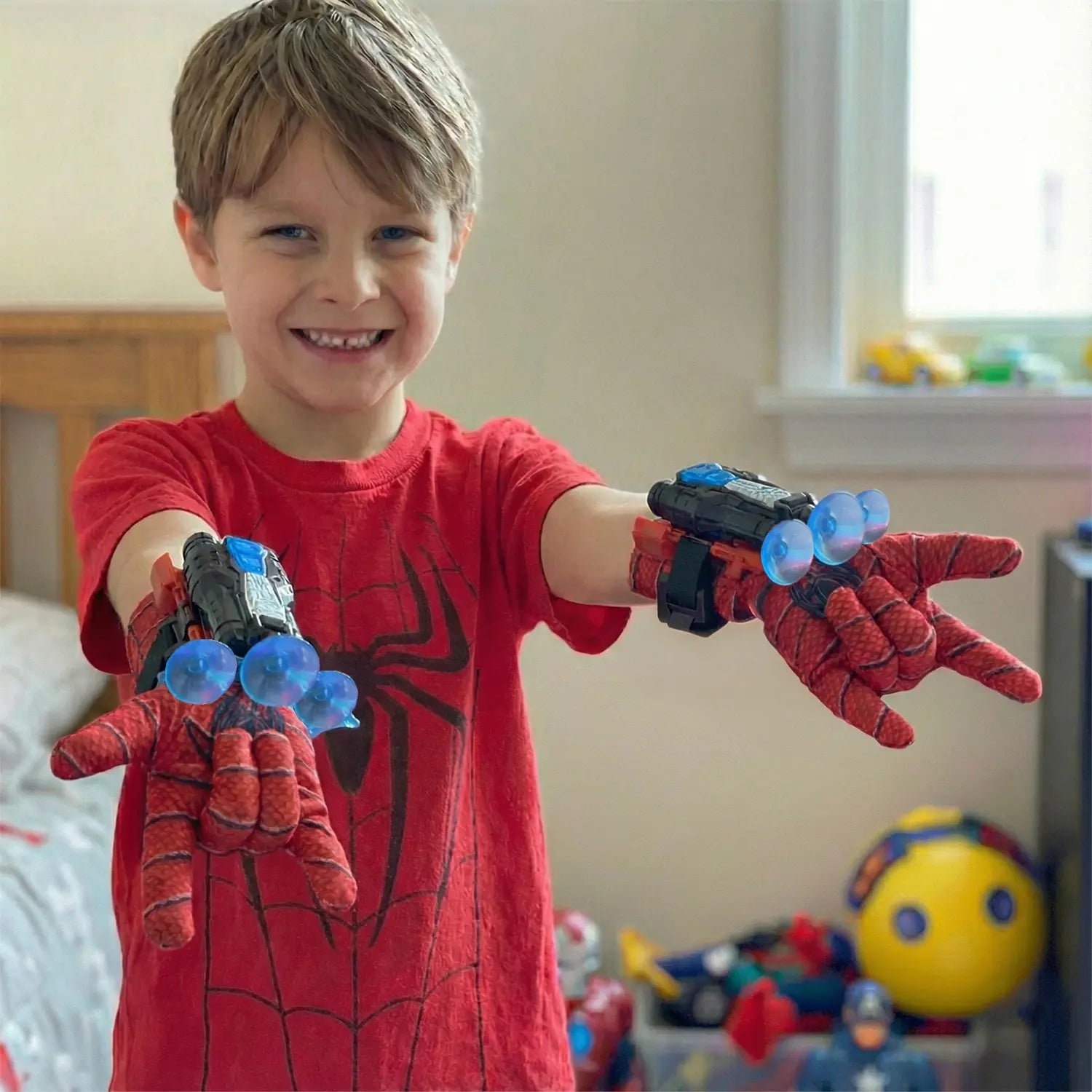 Gants Lanceurs de Toiles d'Araignée x 2