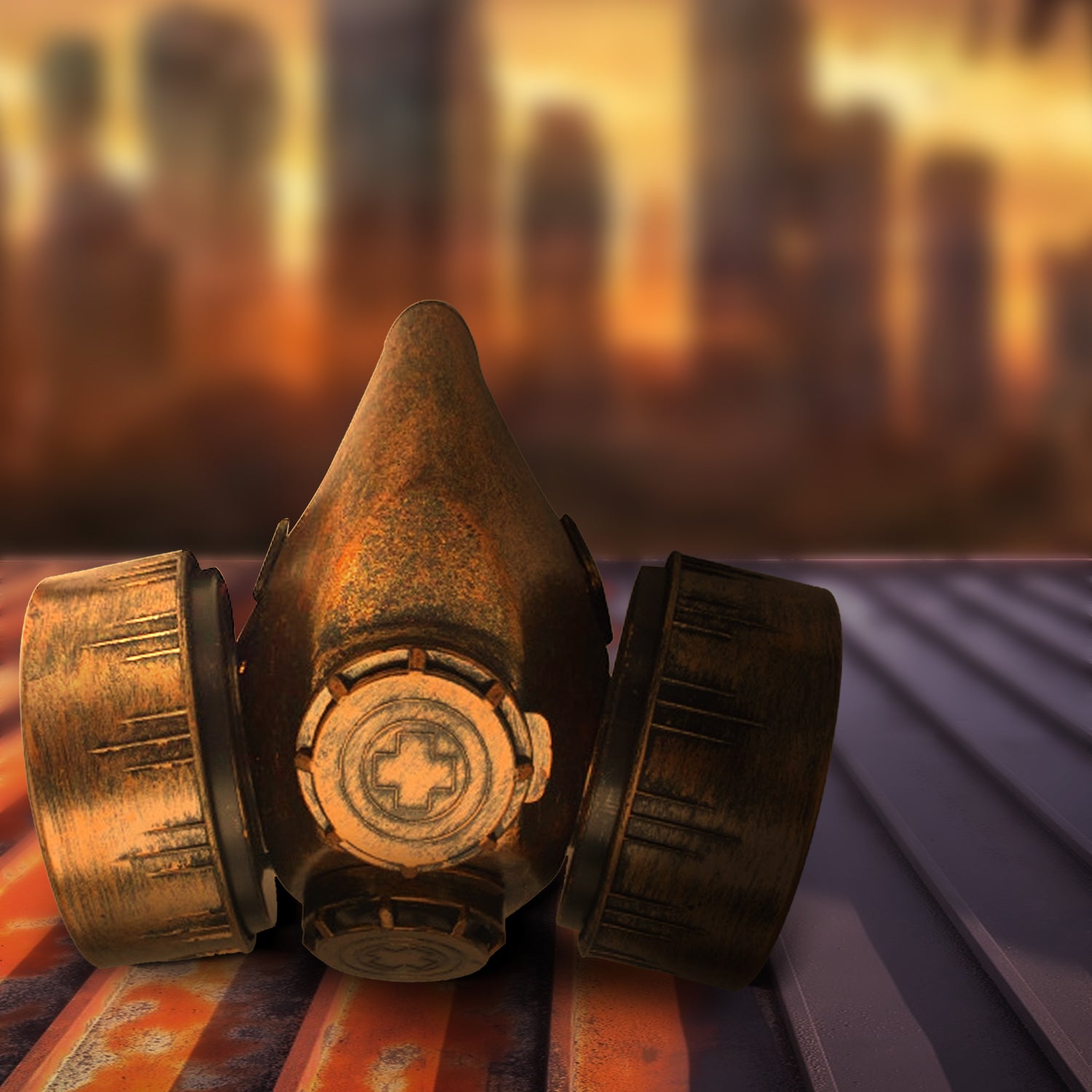 Masque Steampunk – Double Gaz