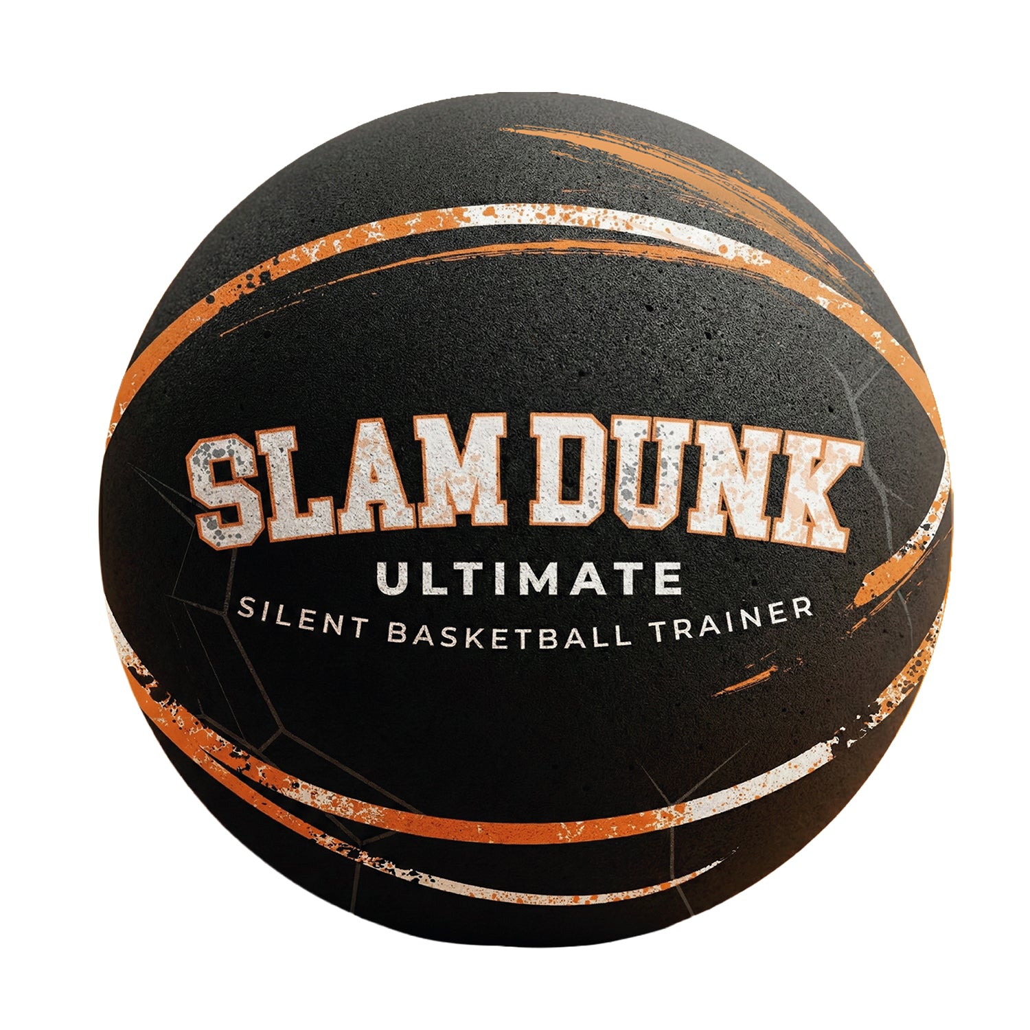 Ballon de Basket Silencieux – Noir Slam Dunk