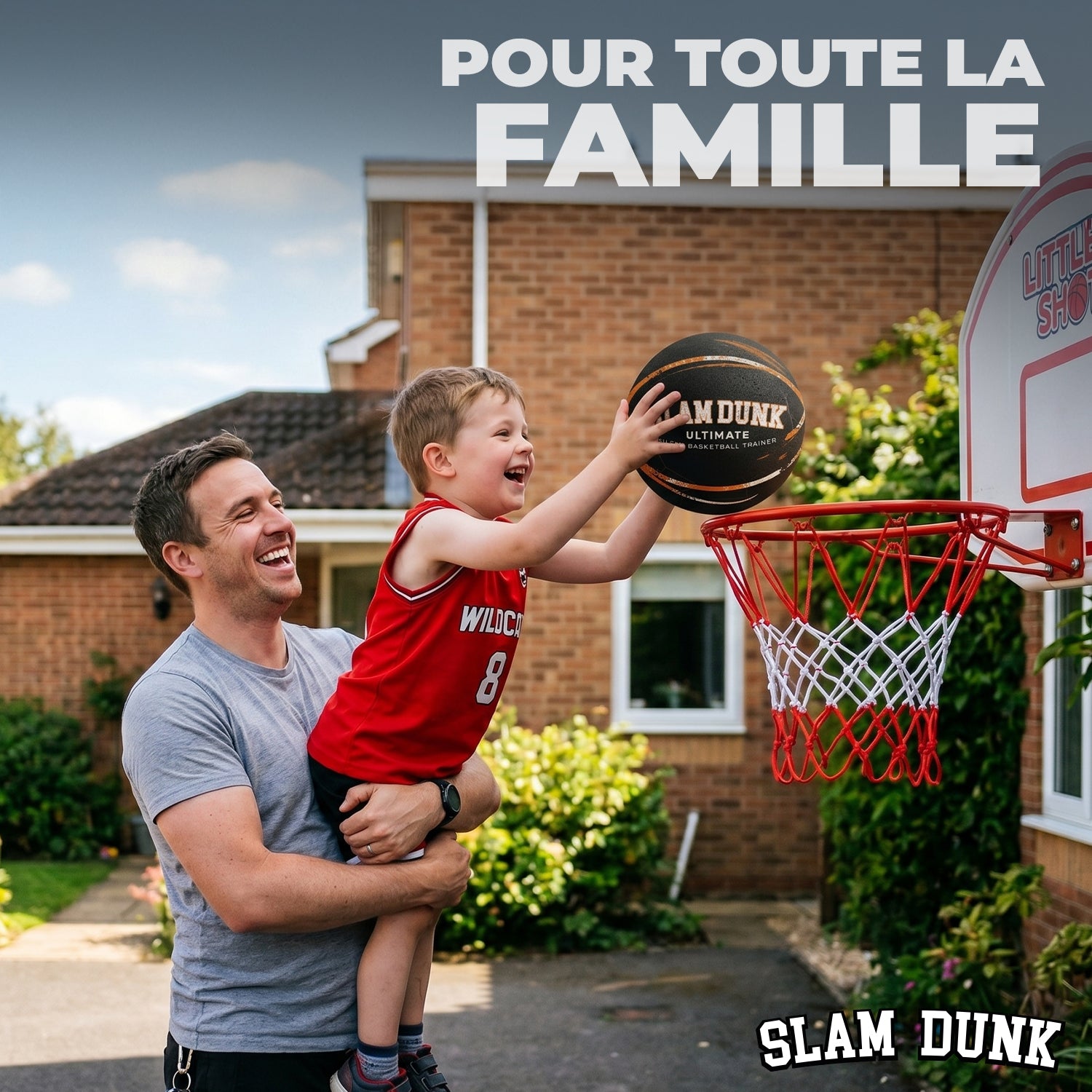 Ballon de Basket Silencieux – Noir Slam Dunk