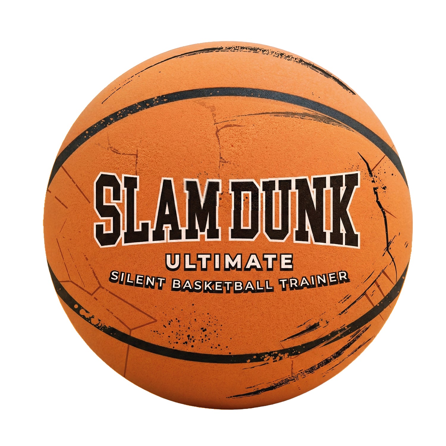 Ballon de Basket Silencieux – Orange Slam Dunk