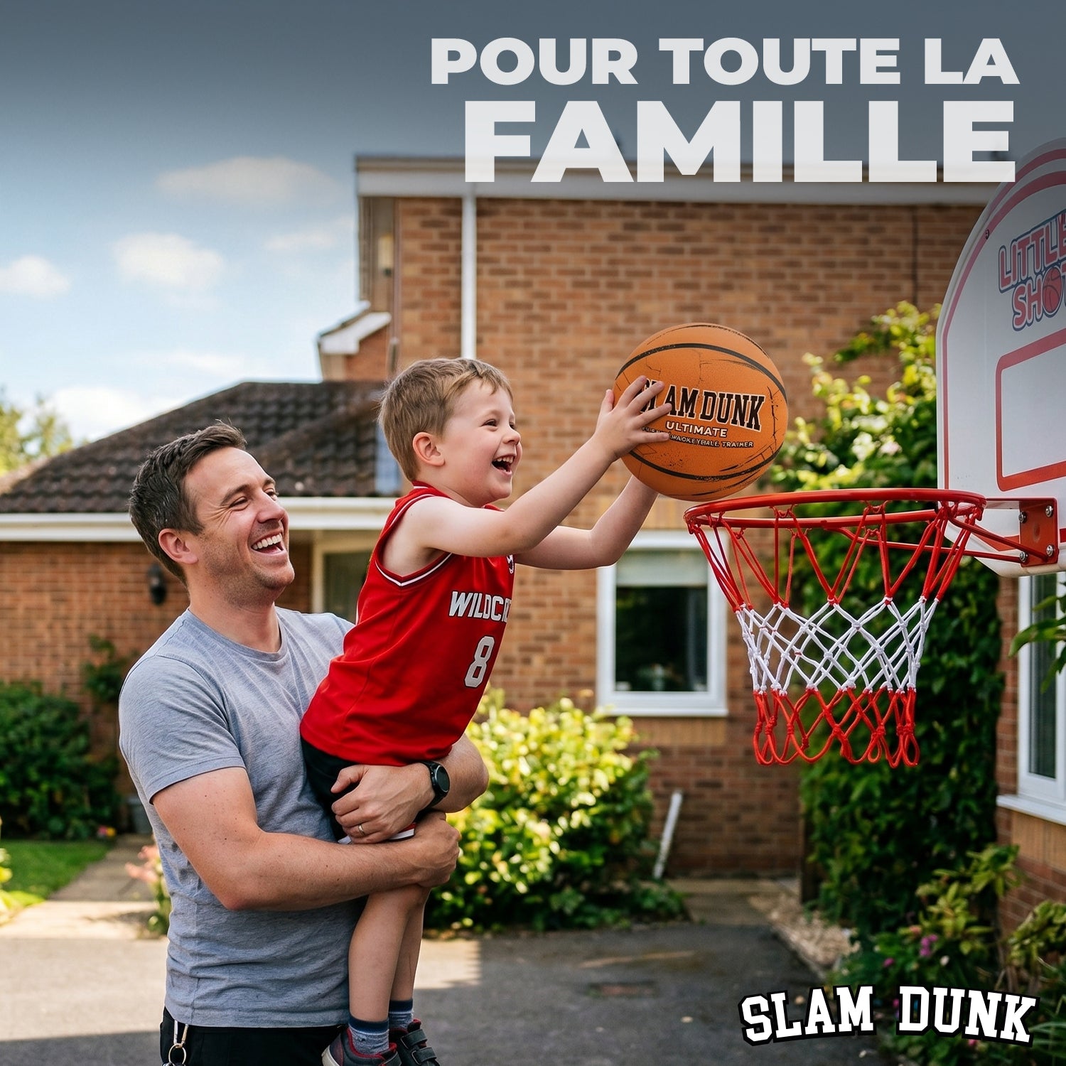 Ballon de Basket Silencieux – Orange Slam Dunk