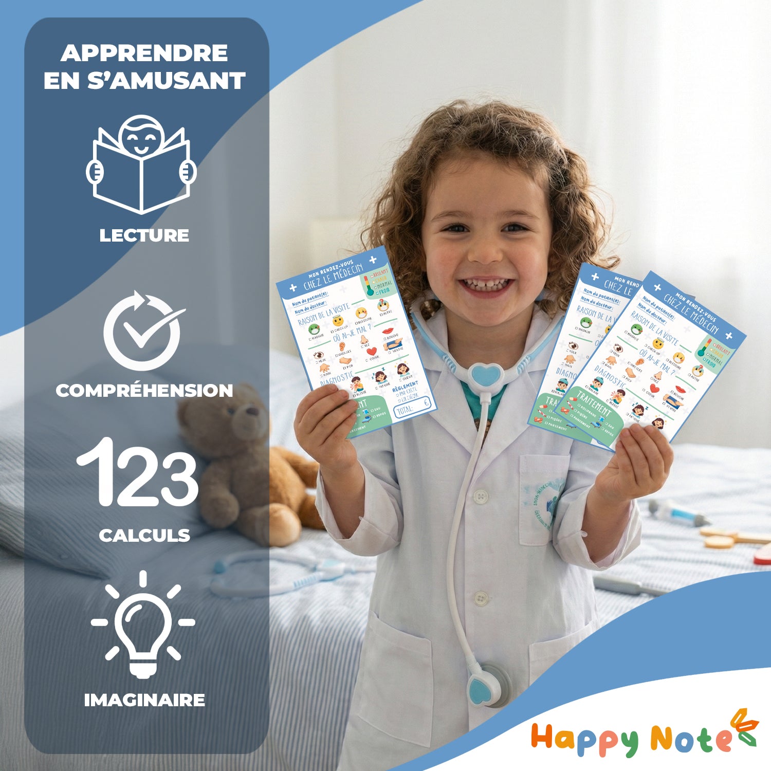 Happy Note® – Mon Rendez-vous chez le Médecin