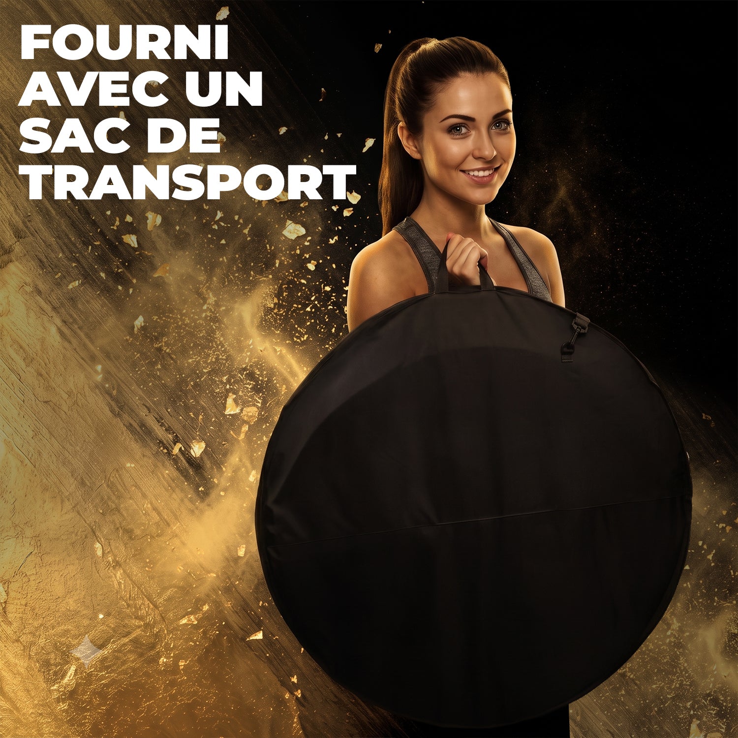 Cerceau Aero Hoop 80 cm – Kit Yoga Aérien