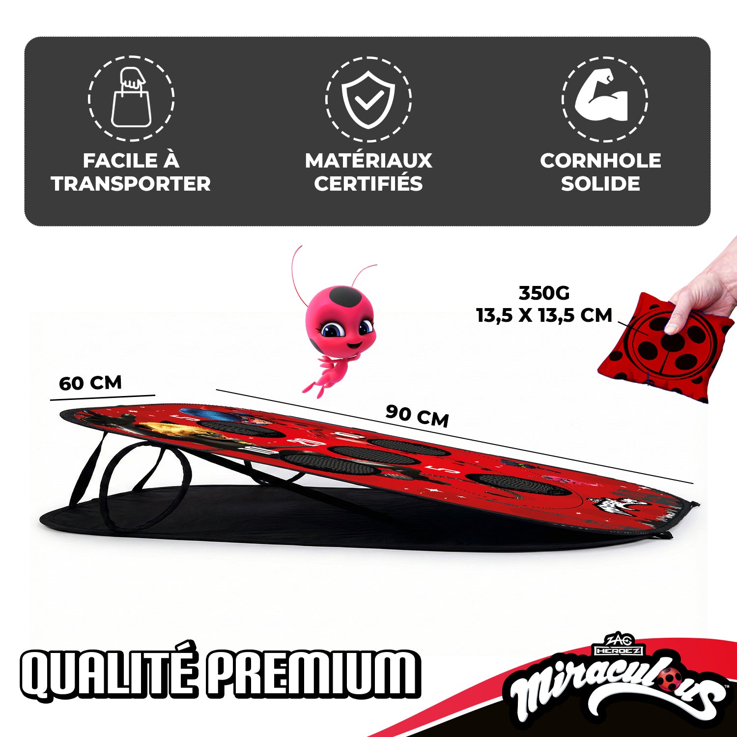 Cornhole en Toile – Battle Miraculous®