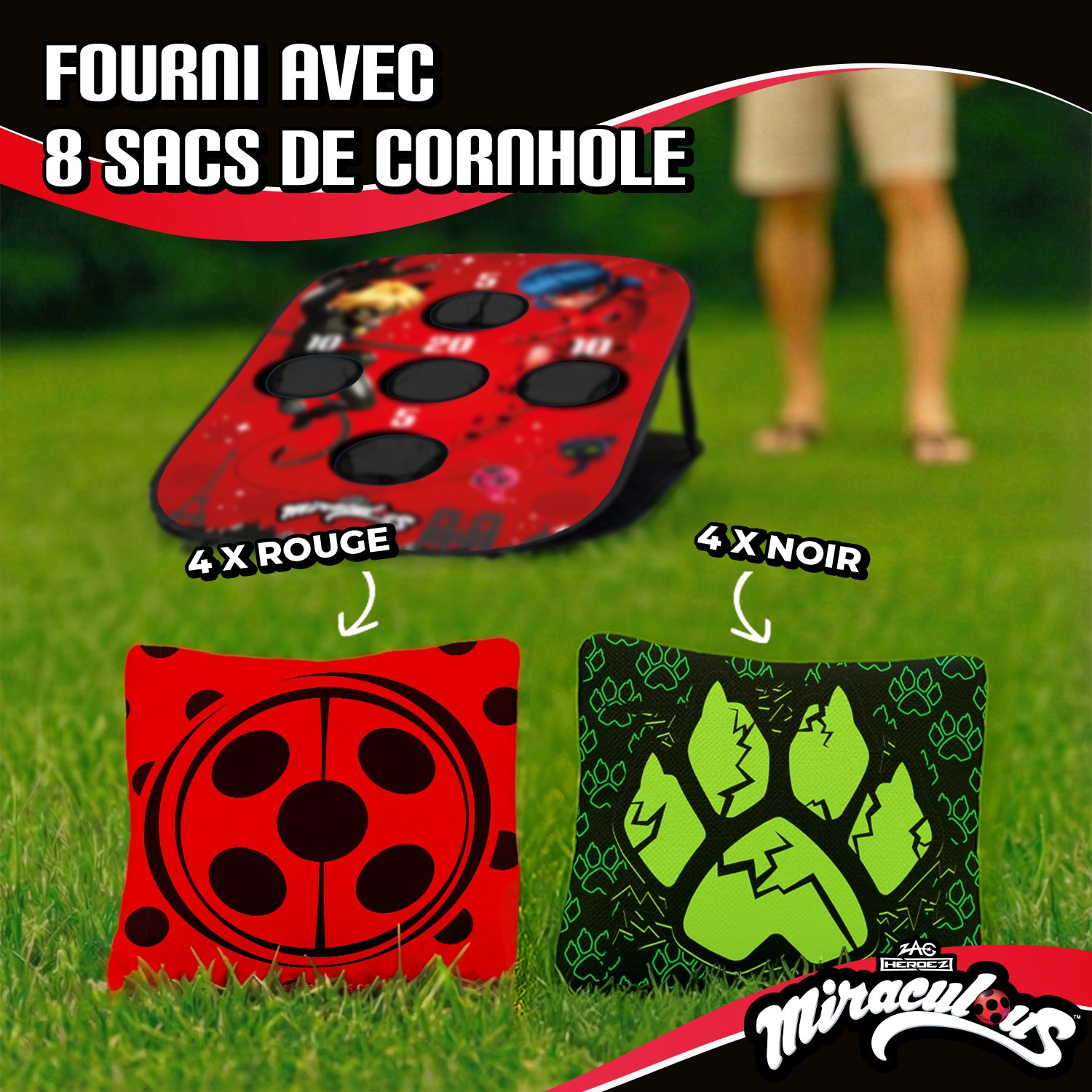 Cornhole en Toile – Battle Miraculous®