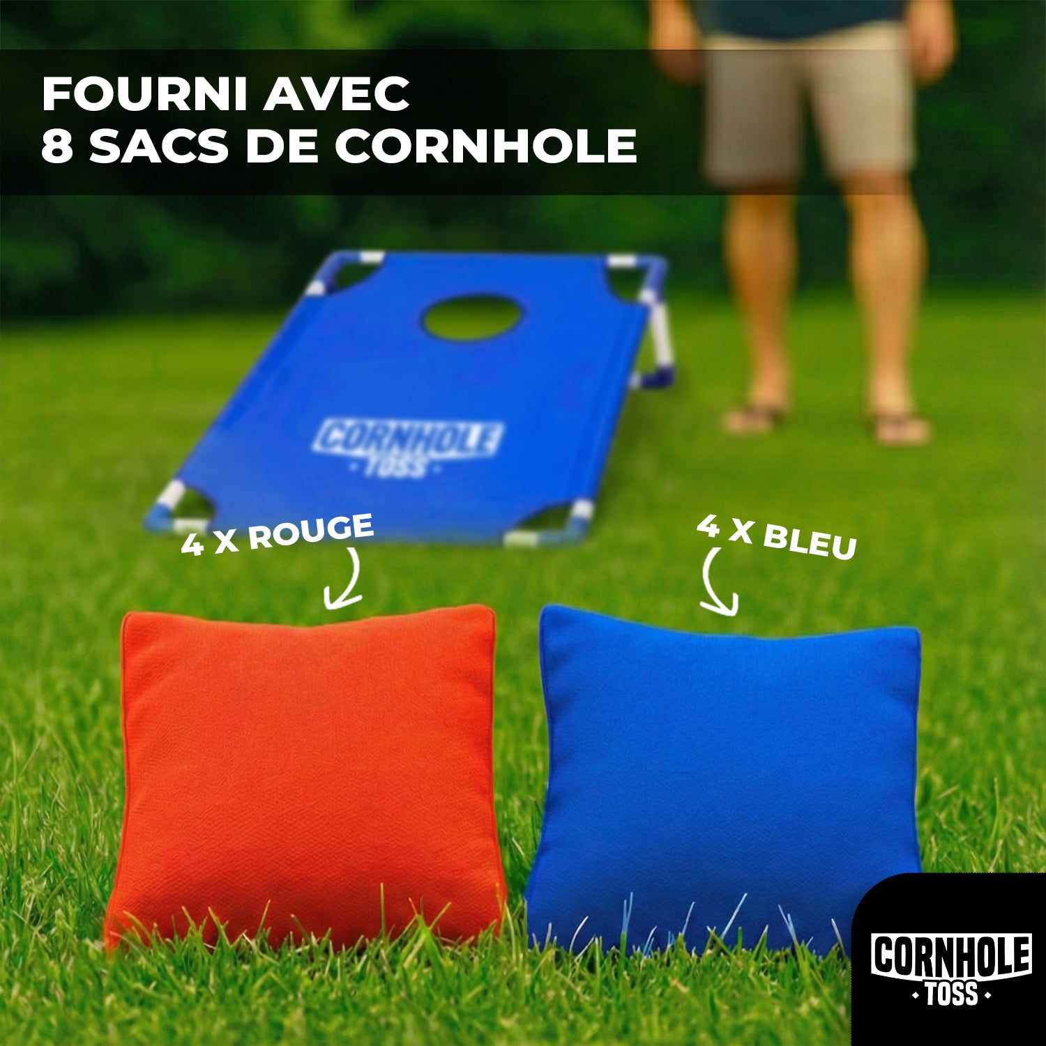 Cornhole en Toile – Toss