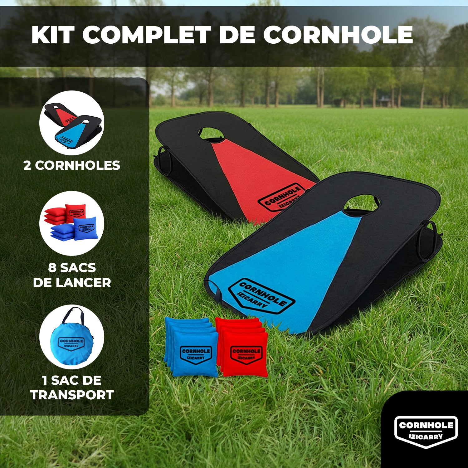 Cornhole en Toile – IziCarry