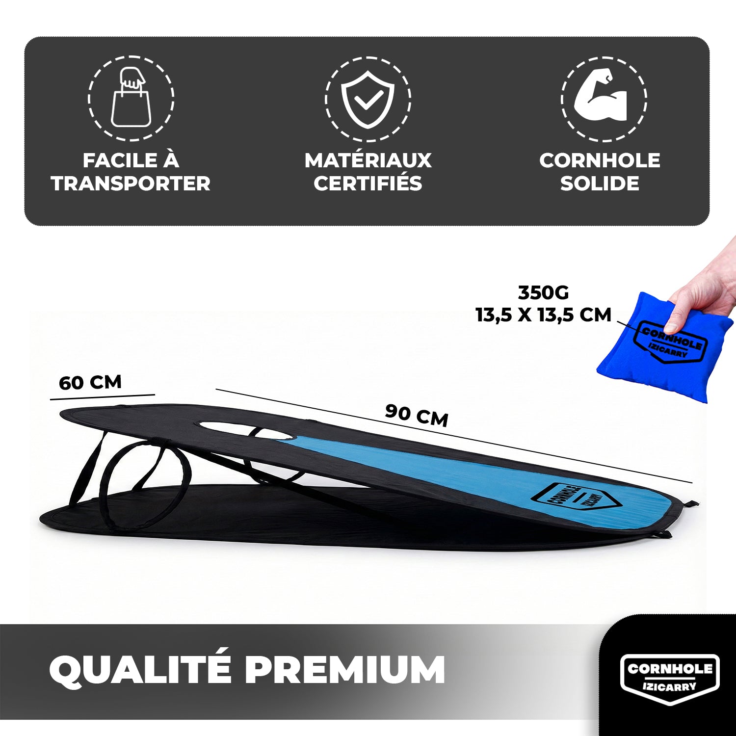 Cornhole en Toile – IziCarry