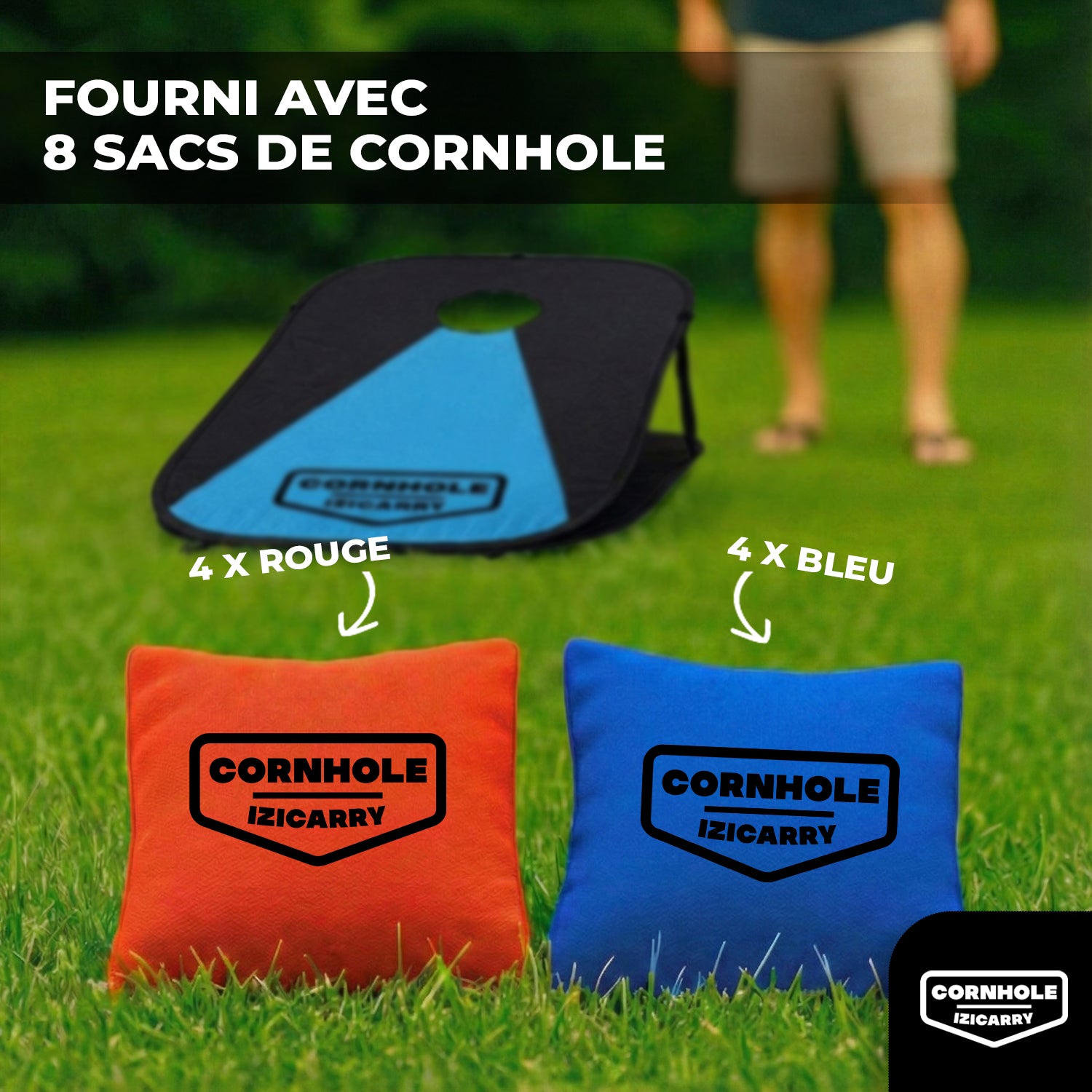 Cornhole en Toile – IziCarry