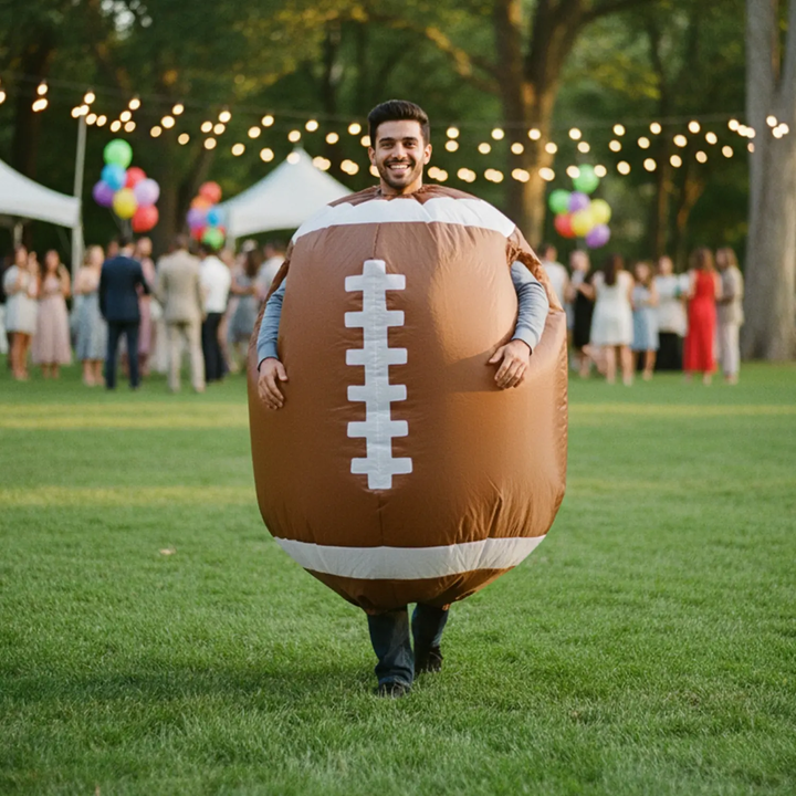 Costume Gonflable Adulte – Ballon de Foot US