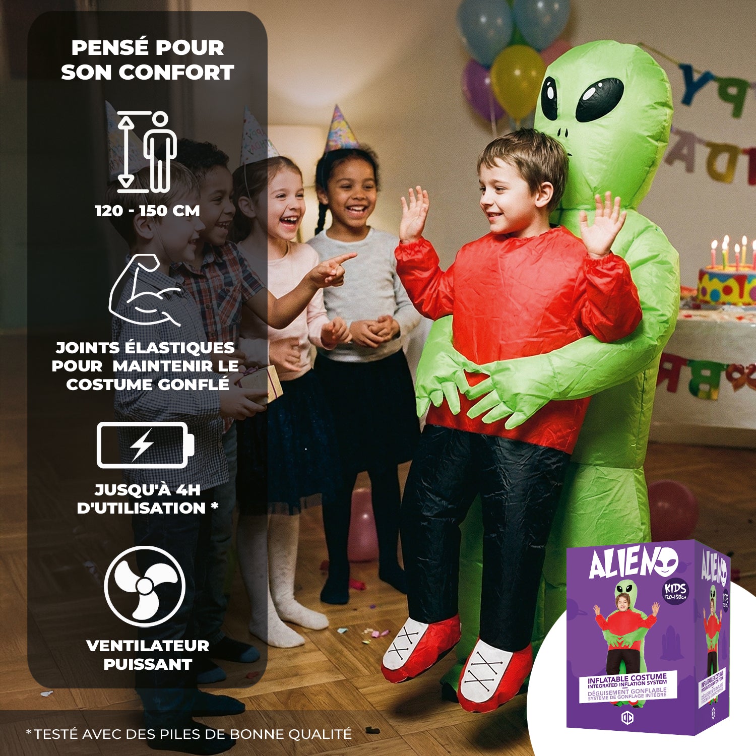 Costume Gonflable Enfant (120 - 150 cm) – Alien