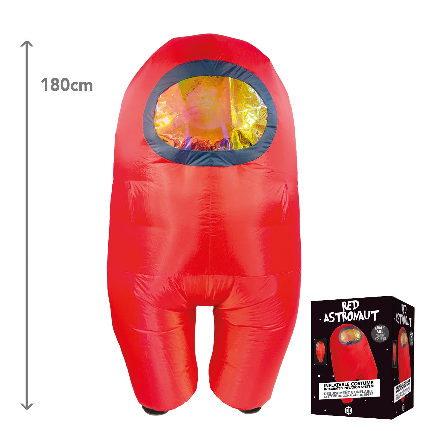 Costume Gonflable Adulte – Astronaute Rouge
