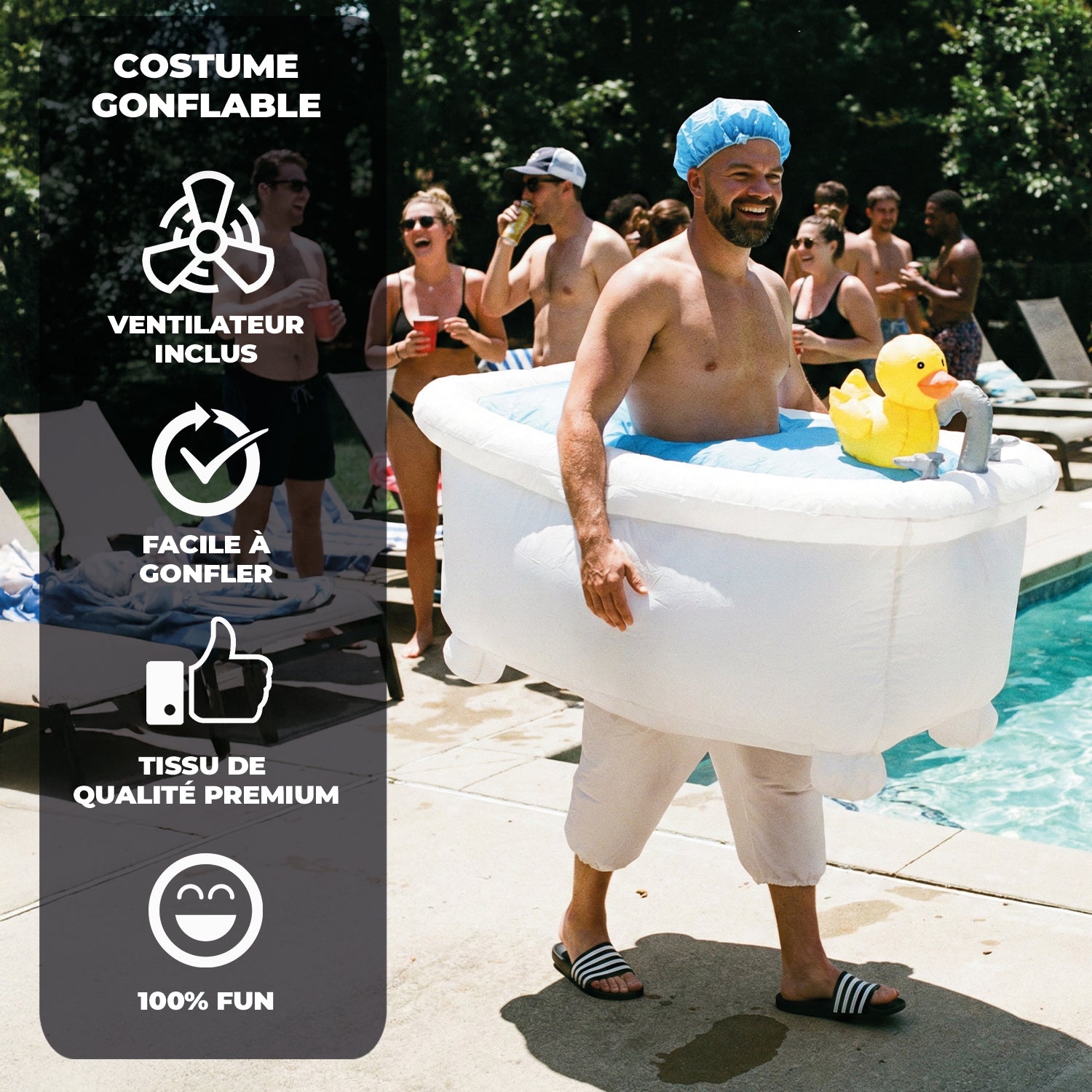 Costume Gonflable Adulte – Baignoire