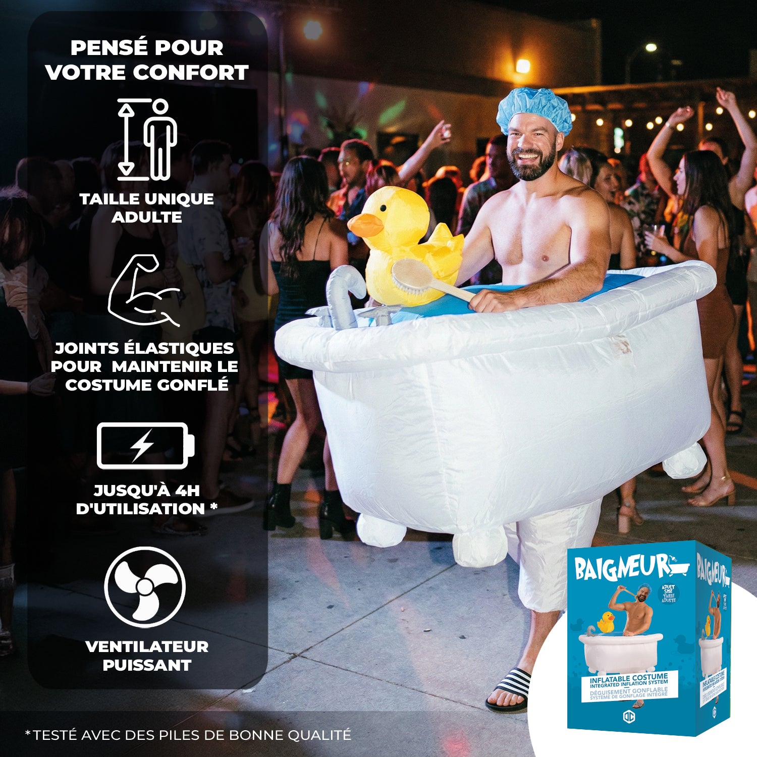 Costume Gonflable Adulte – Baignoire