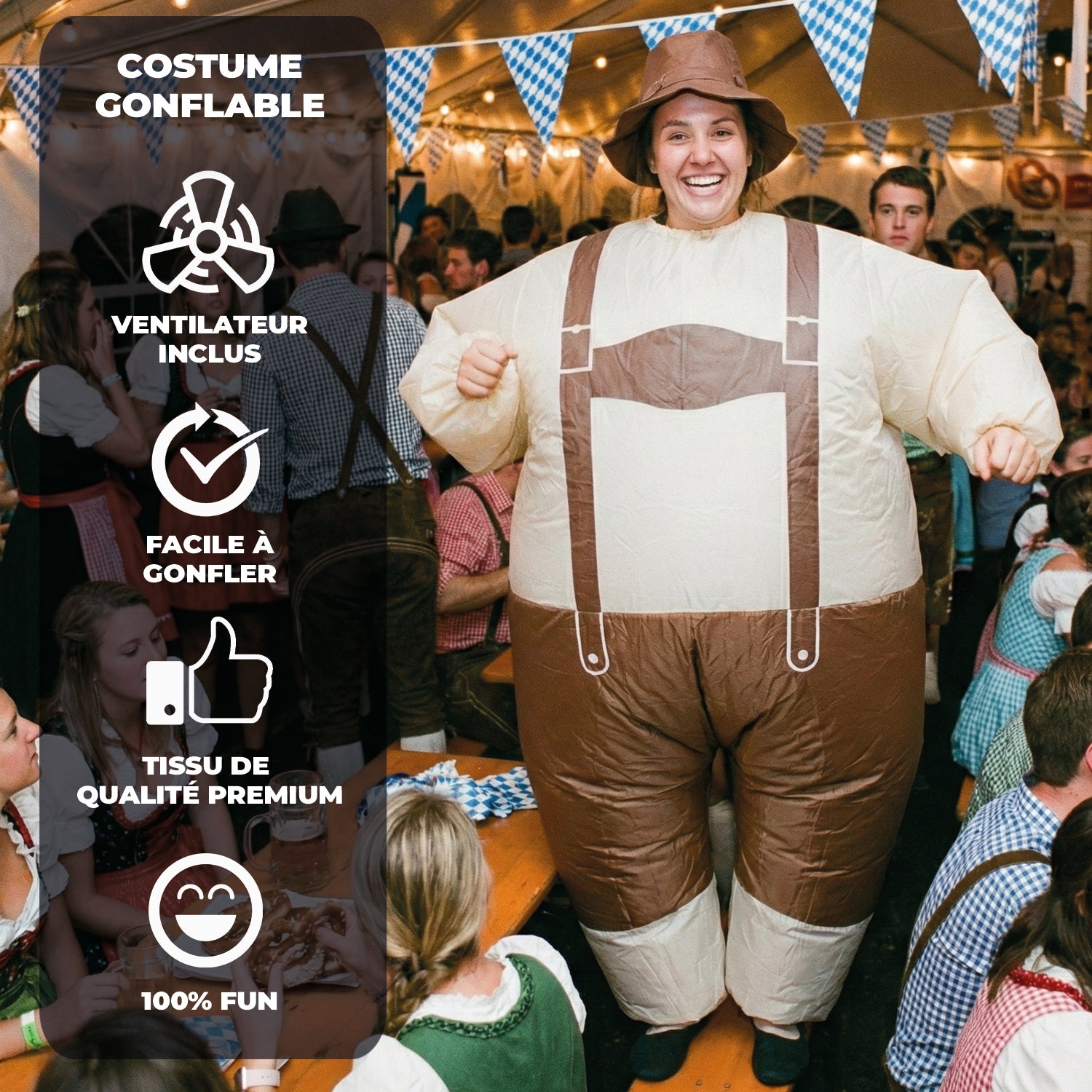 Costume Gonflable Adulte – Bavarois