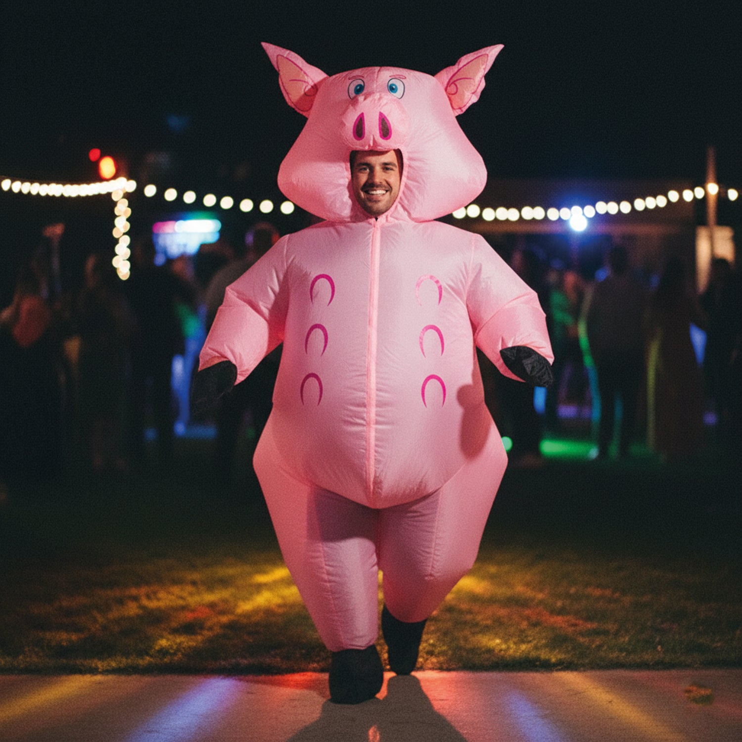 Costume Gonflable Adulte – Cochon