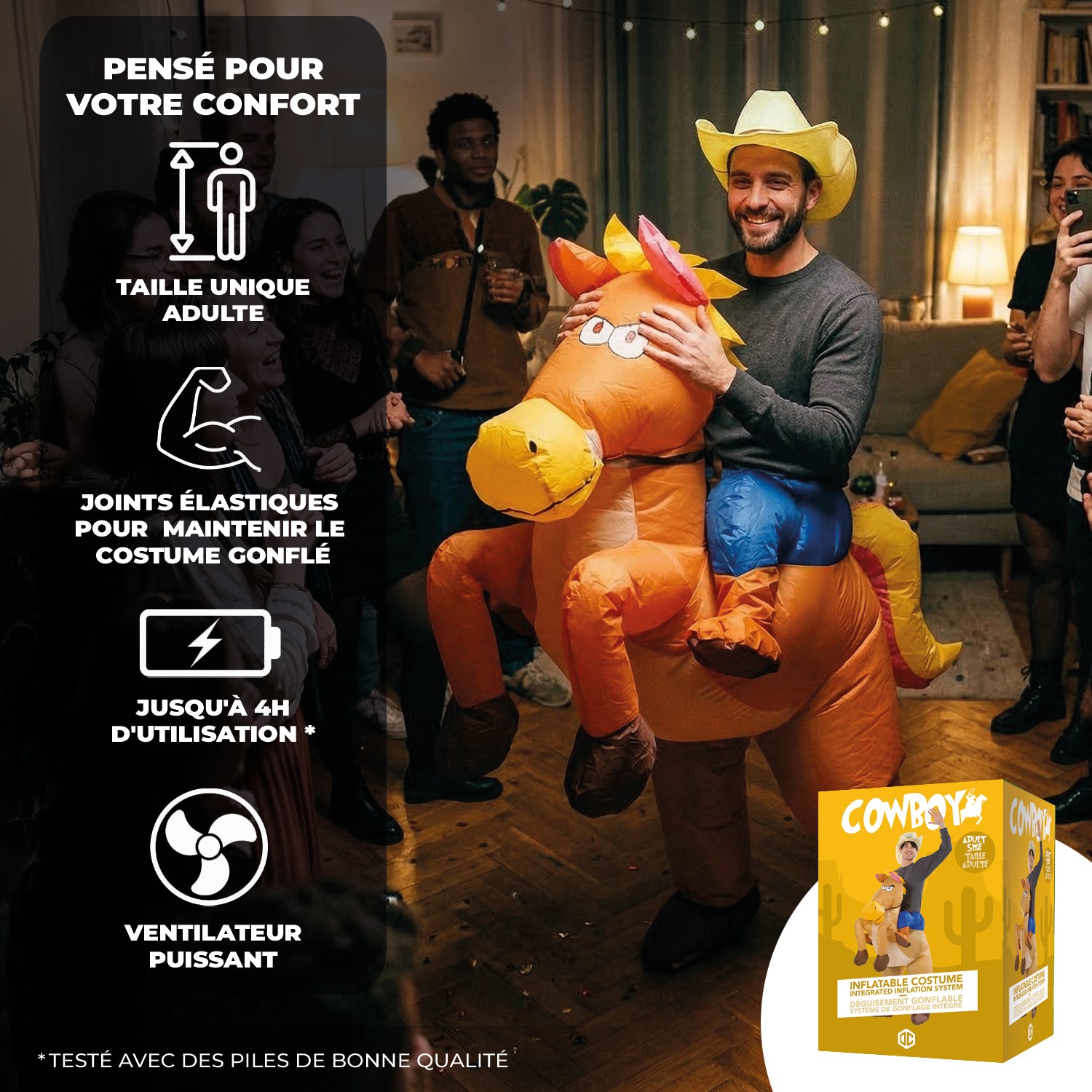 Costume Gonflable Adulte – Cowboy