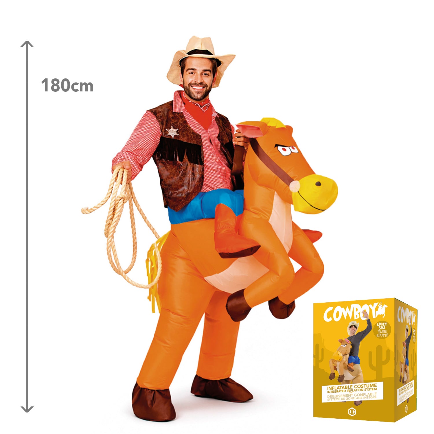 Costume Gonflable Adulte – Cowboy