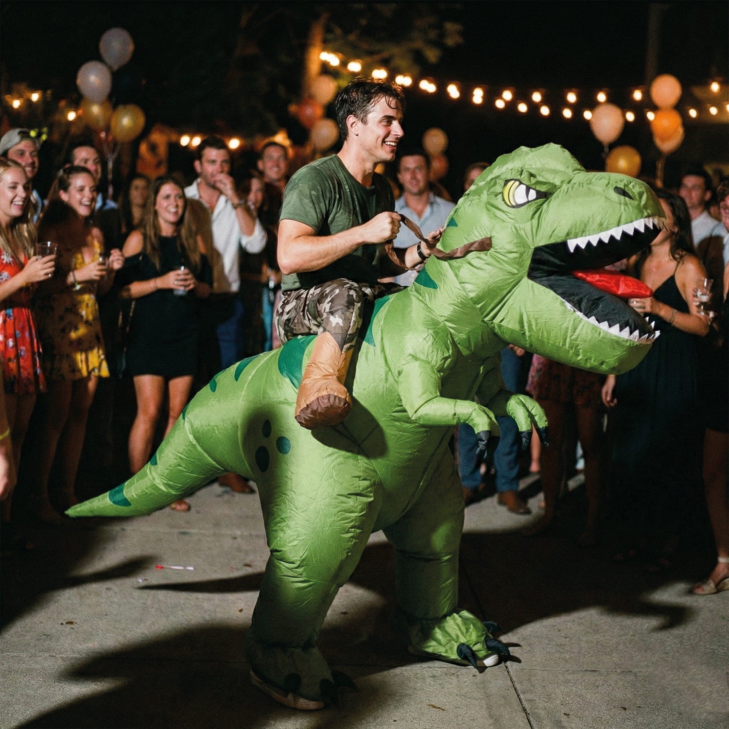 Costume Gonflable Adulte – Dino