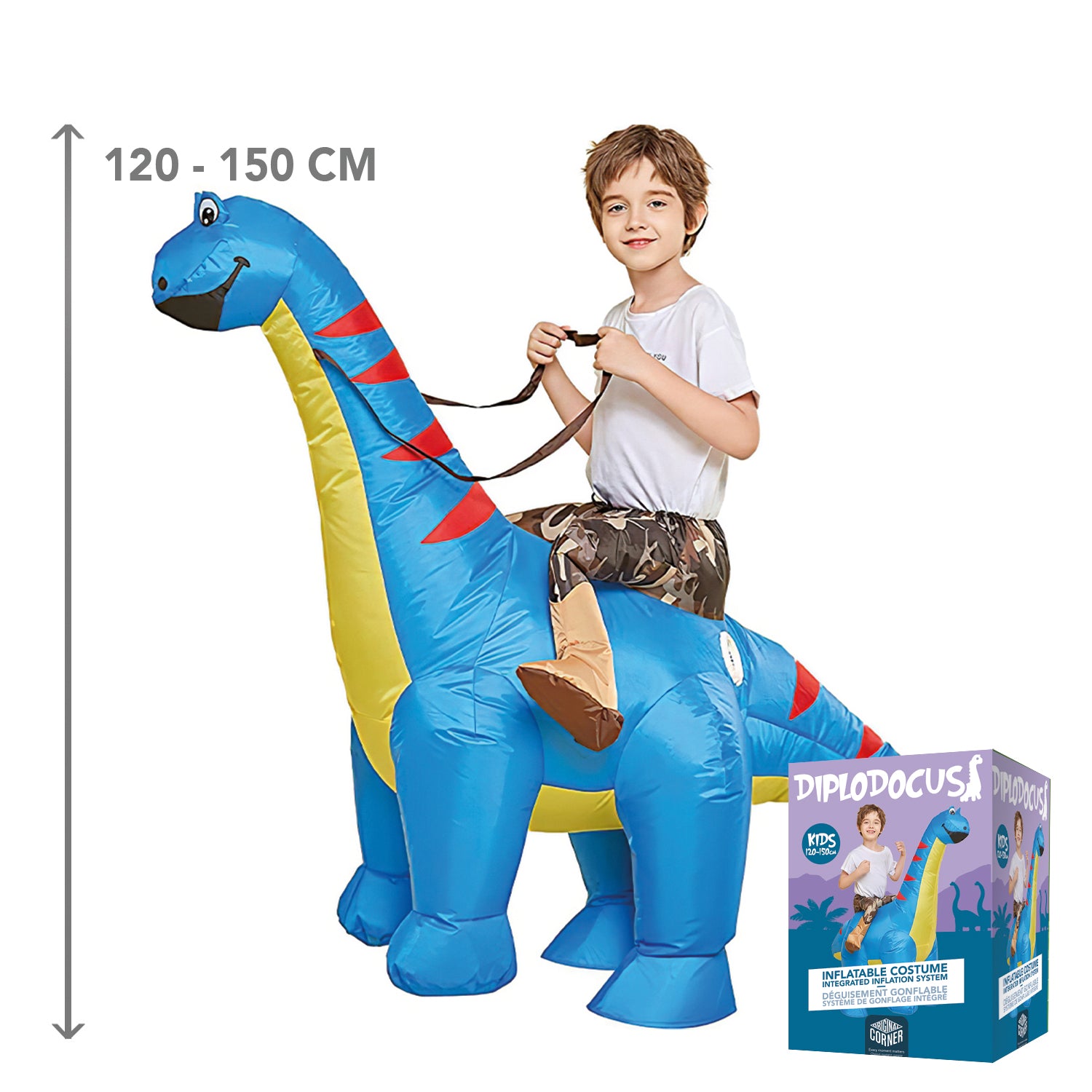 Costume Gonflable Enfant (120 - 150 cm) – Diplodocus