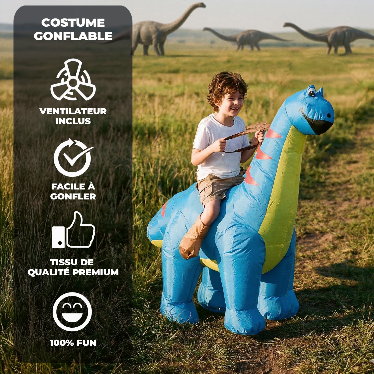 Costume Gonflable Enfant (120 - 150 cm) – Diplodocus