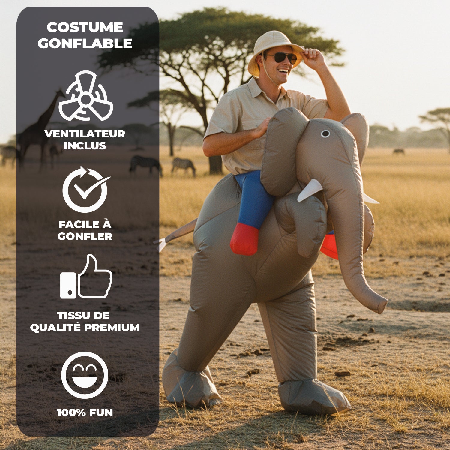 Costume Gonflable Adulte – Elephant